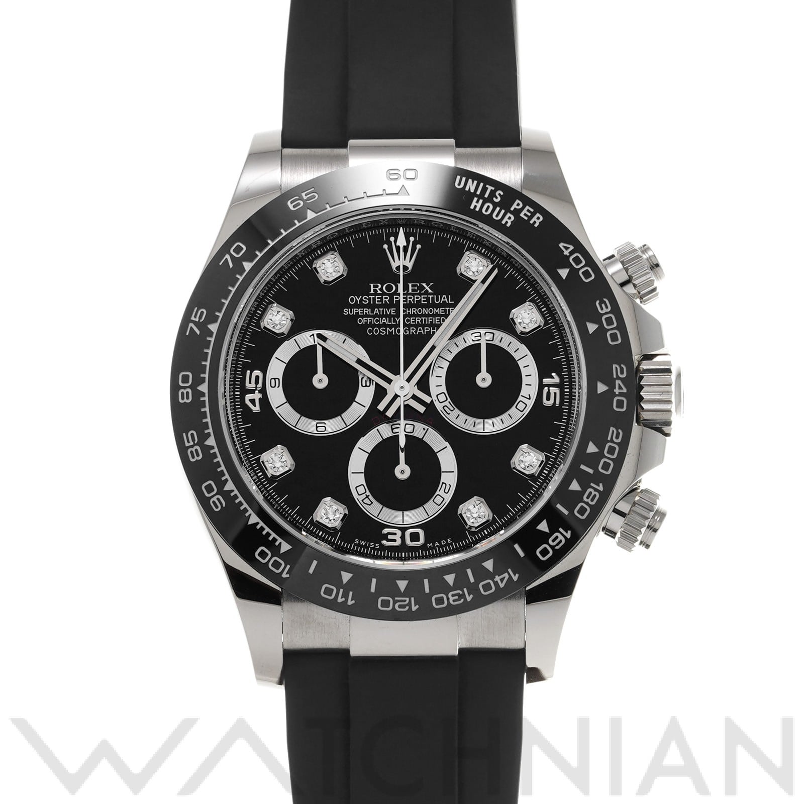 ロレックス コスモグラフ デイトナ 116519LNG ブラック/ダイヤモンド メンズ 時計 【中古】【wristwatch】