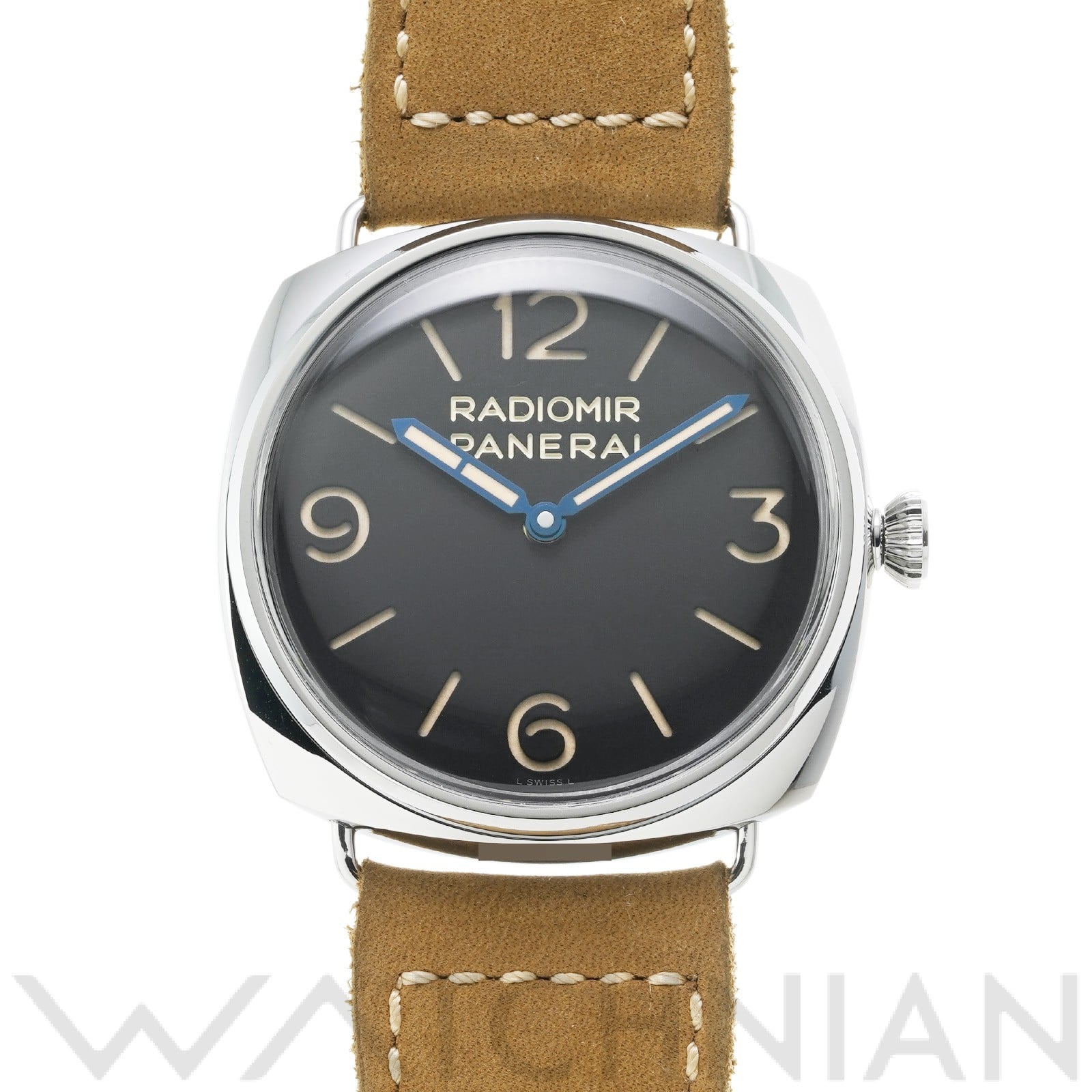 ラジオミール 3デイズ アッチャイオ PAM00720 T番(2017年製造) ブラック パネライ OFFICINE PANERAI メンズ 【中古】