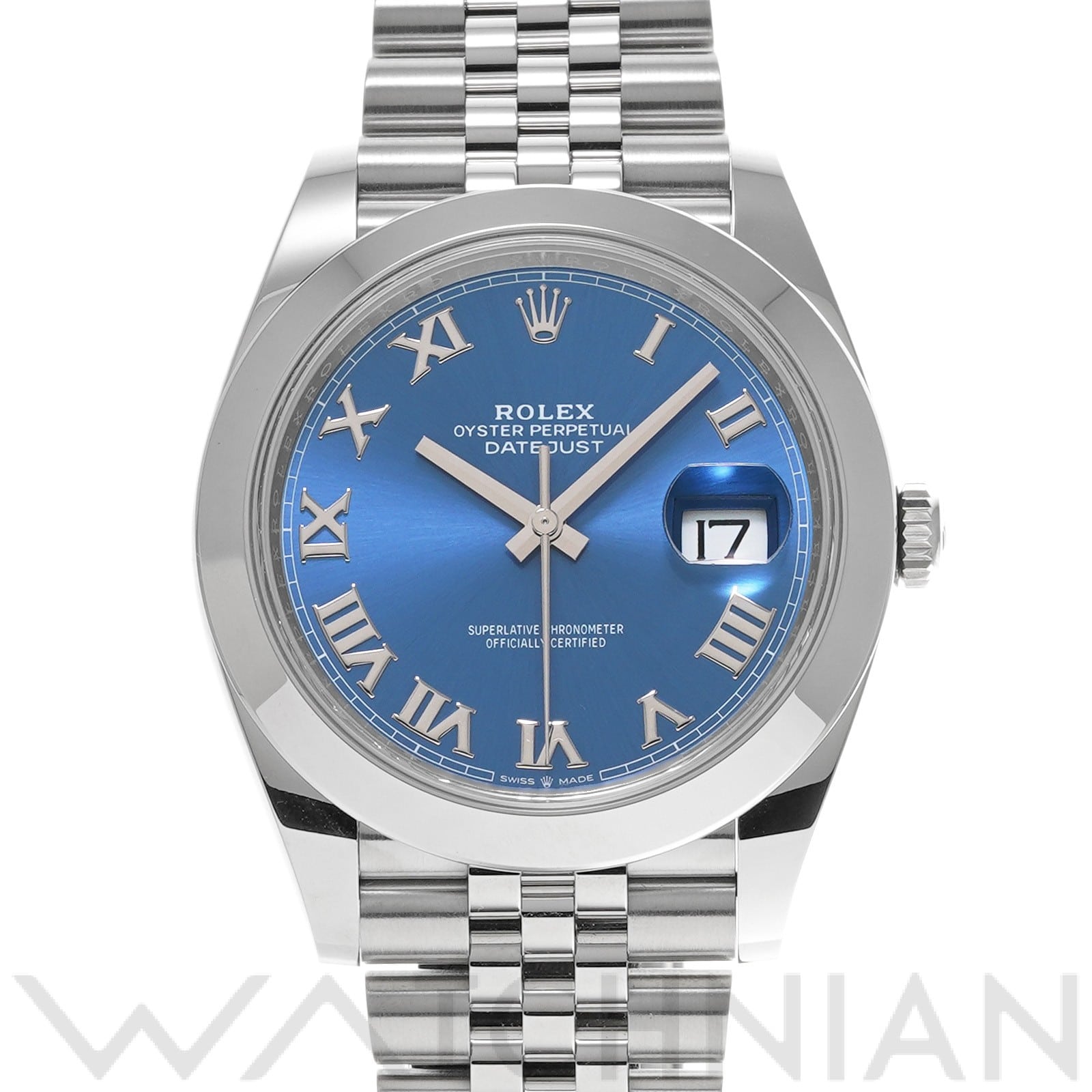 デイトジャスト 41 126300 ランダムシリアル アズーロブルー ロレックス ROLEX メンズ 【中古】