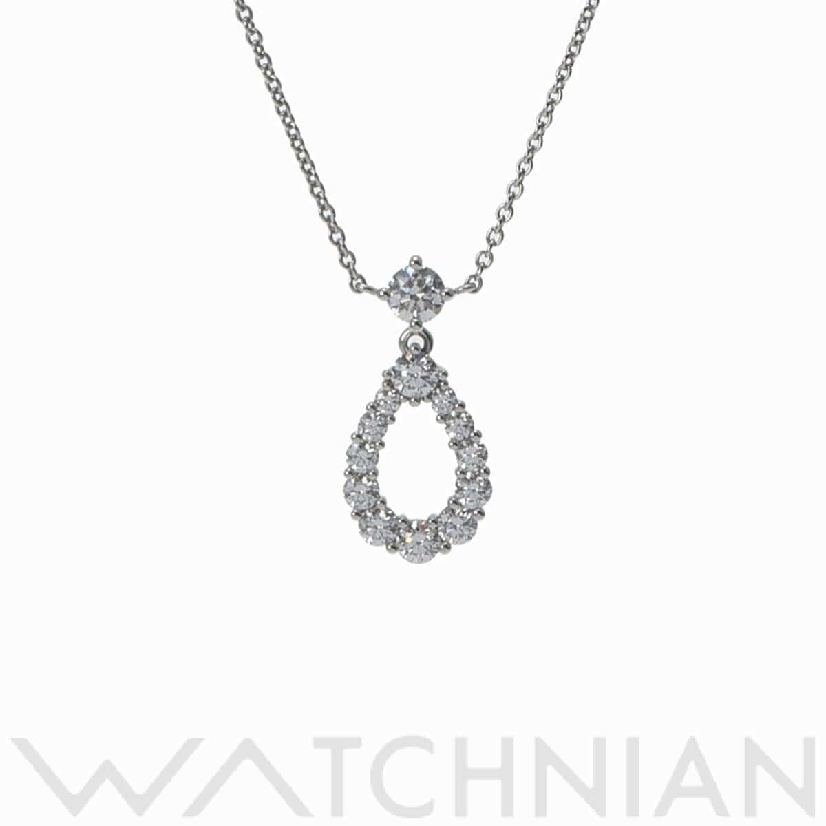 ハリー ウィンストン ループバイ HW ネックレス シルバー Pt950プラチナ レディース ジュエリー 【中古】【jewelry】