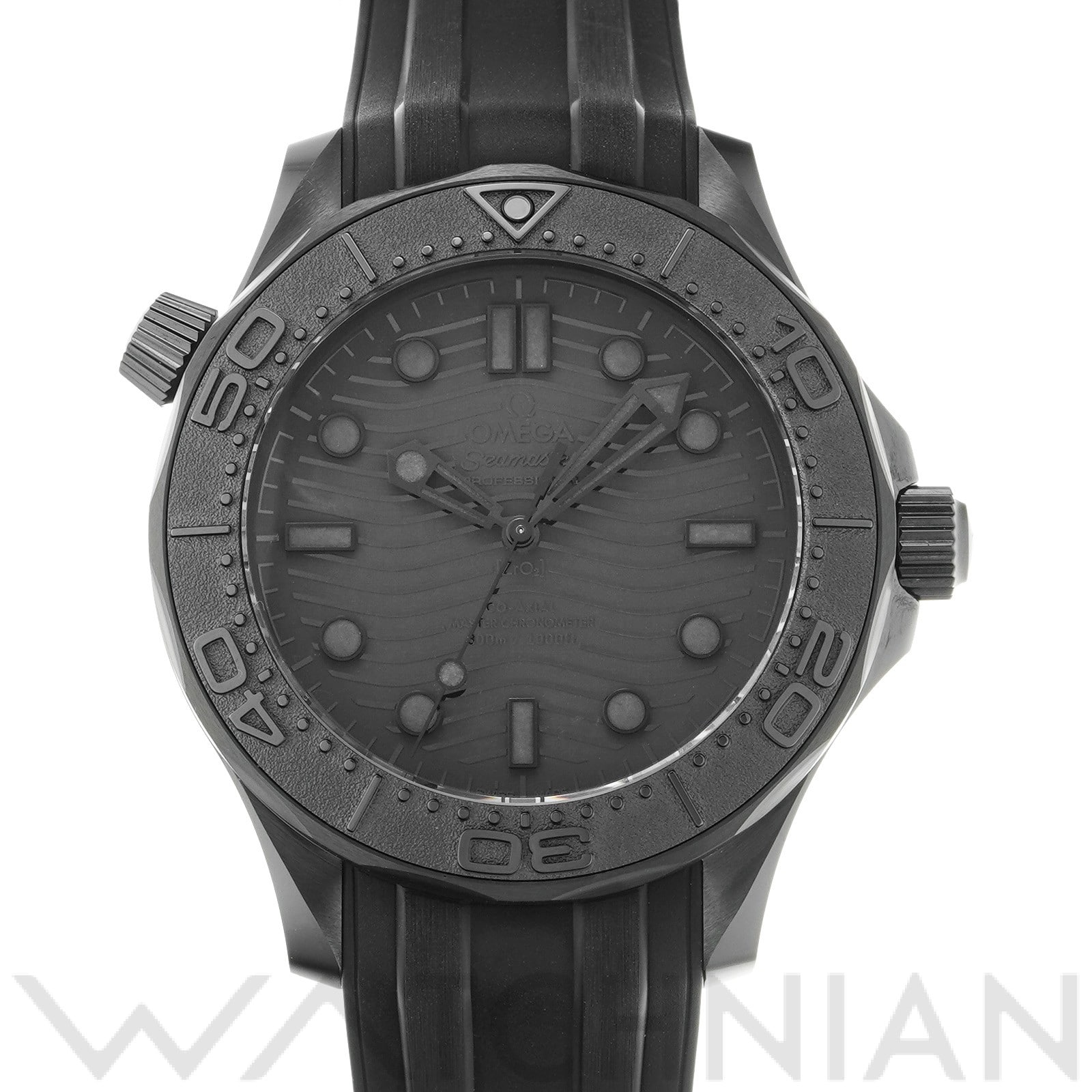 シーマスター ダイバー300 コーアクシャル マスタークロノメーター ブラックブラック 210.92.44.20.01.003 ブラック オメガ OMEGA メンズ 【中古】