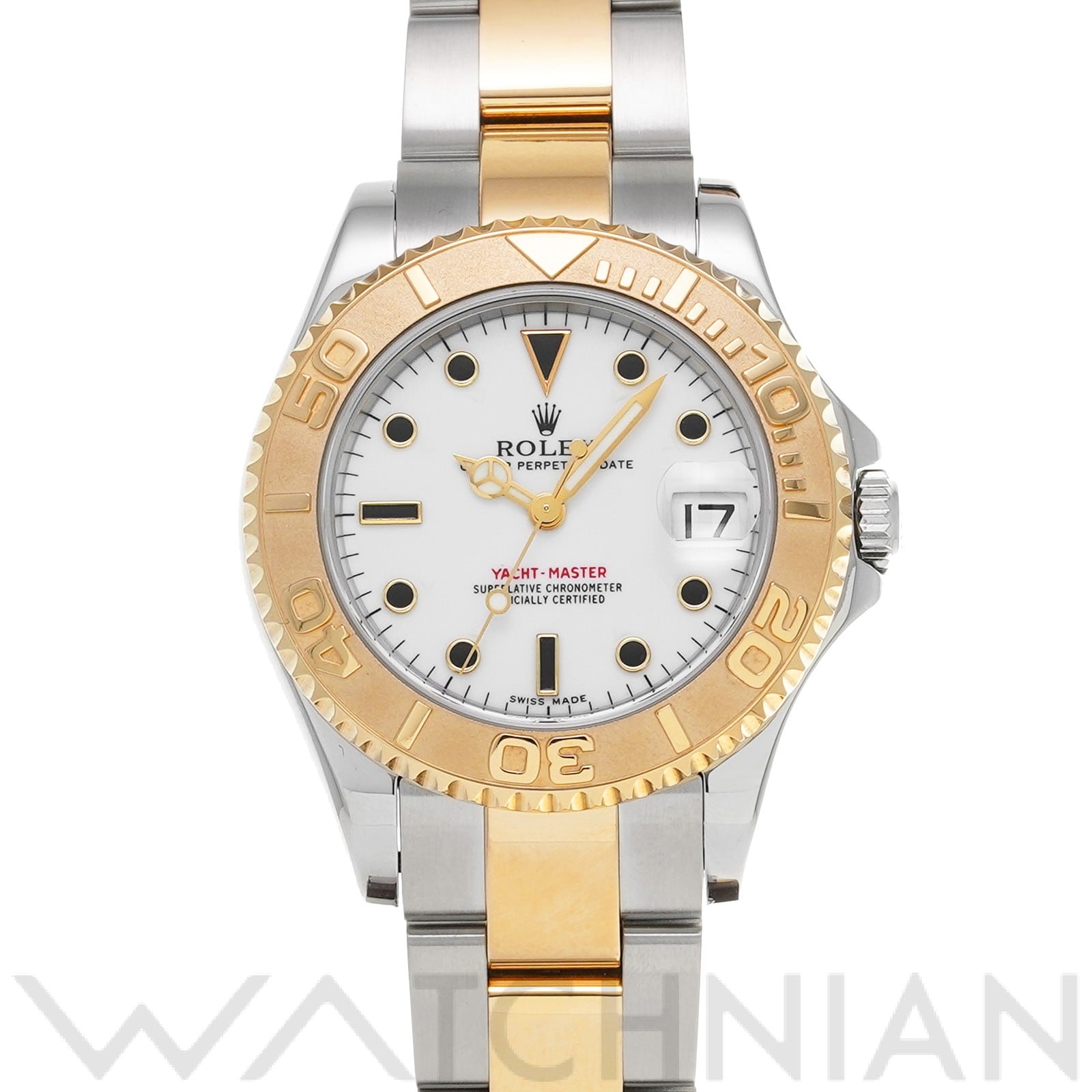 ヨットマスター 34 168623 Y番(2002年頃製造) ホワイト ロレックス ROLEX ユニセックス 【中古】