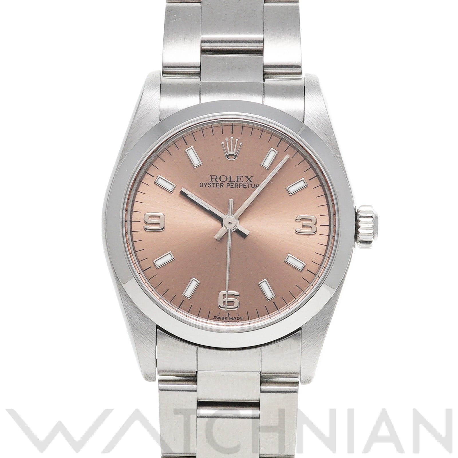 オイスターパーペチュアル 77080 A番(1999年頃製造) ピンク ロレックス ROLEX ユニセックス 【中古】