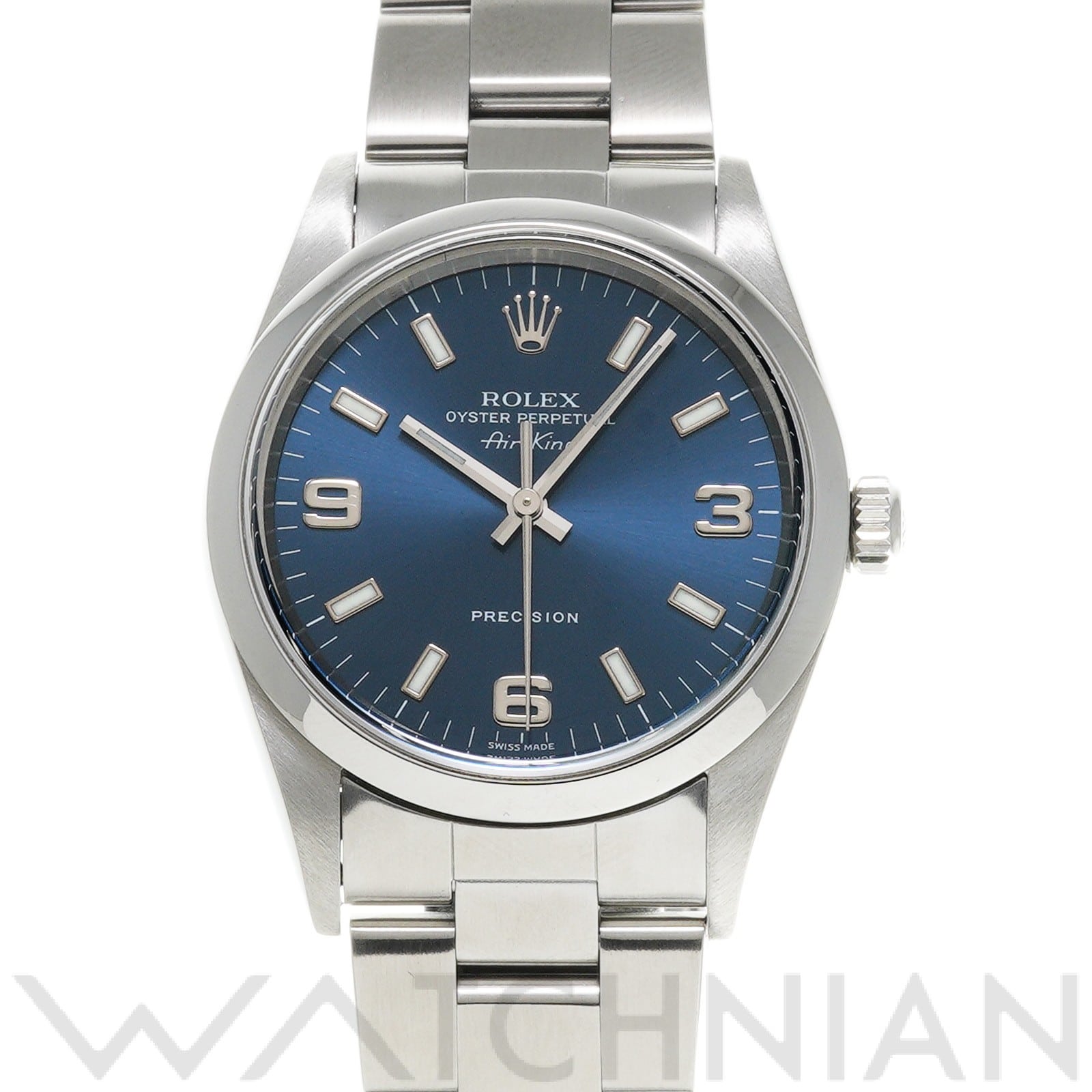 ロレックス エアキング 14000 ブルー メンズ 時計 【中古】【wristwatch】