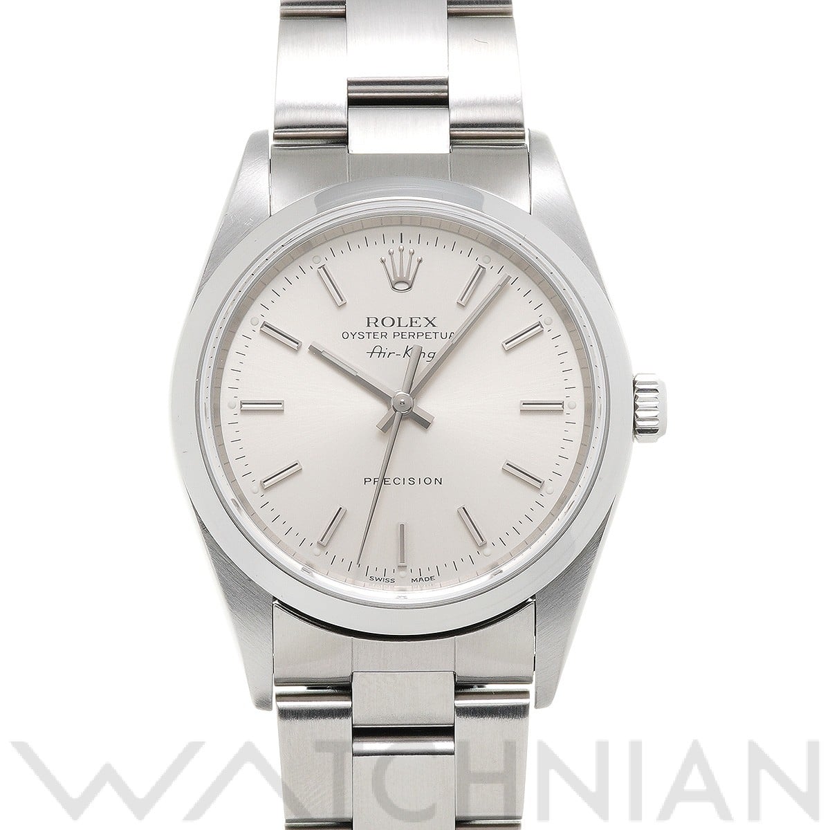 ロレックス エアキング 14000 シルバー メンズ 時計 【中古】【wristwatch】