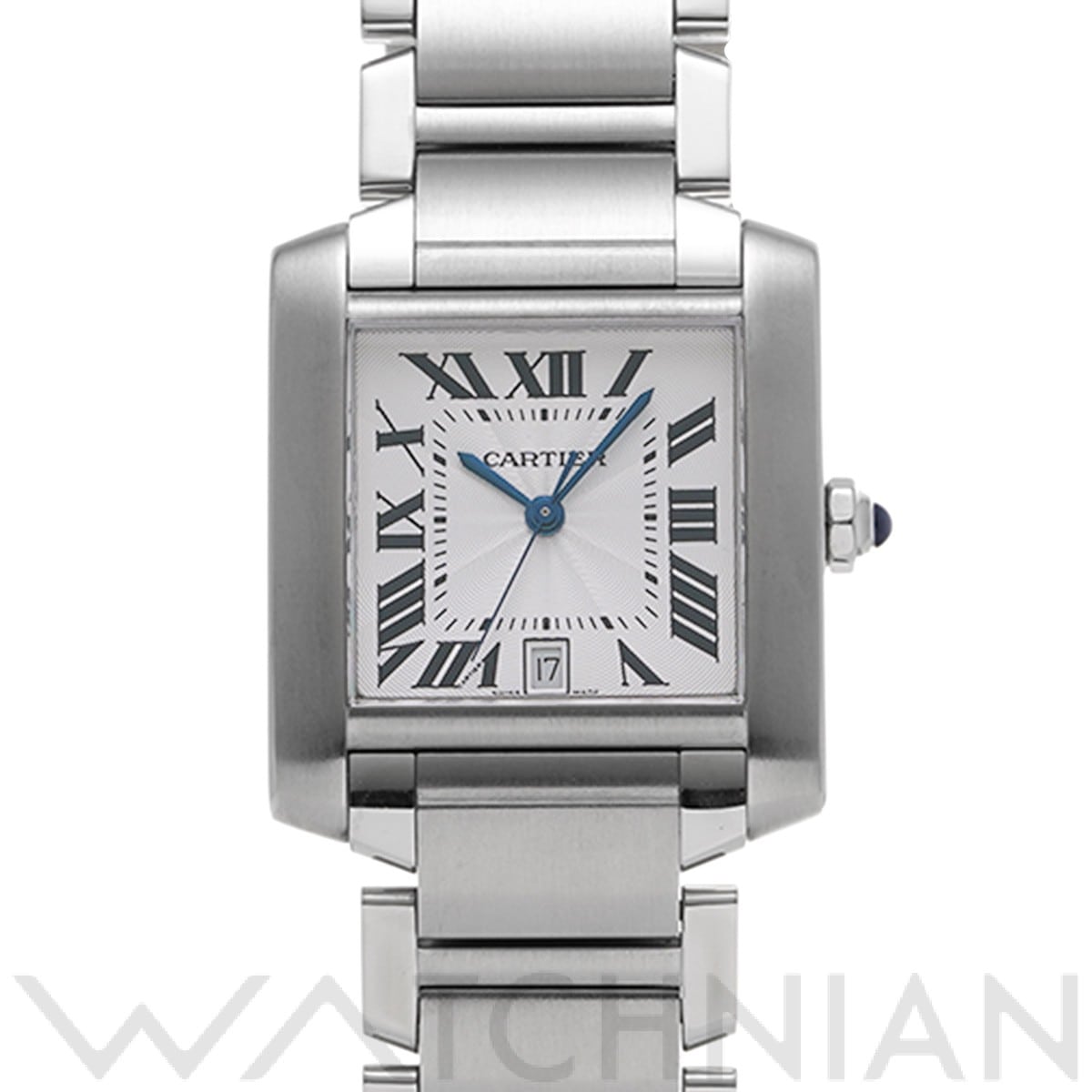 カルティエ / CARTIER タンク フランセーズ LM W51002Q3 シルバー メンズ 時計 【中古】【wristwatch】