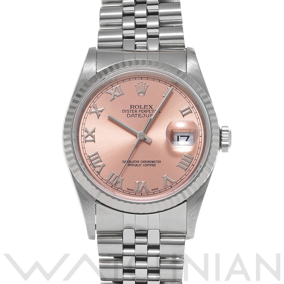 ロレックス デイトジャスト 16234 ピンク メンズ 時計 【中古】【wristwatch】