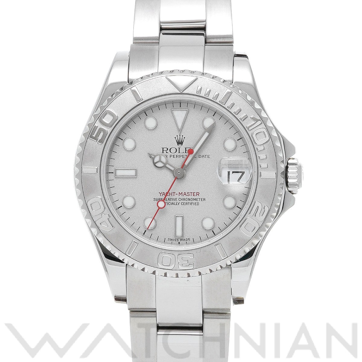 ヨットマスター ロレジウム 168622 F番(2004年頃製造) グレー ロレックス ROLEX ユニセックス 【中古】