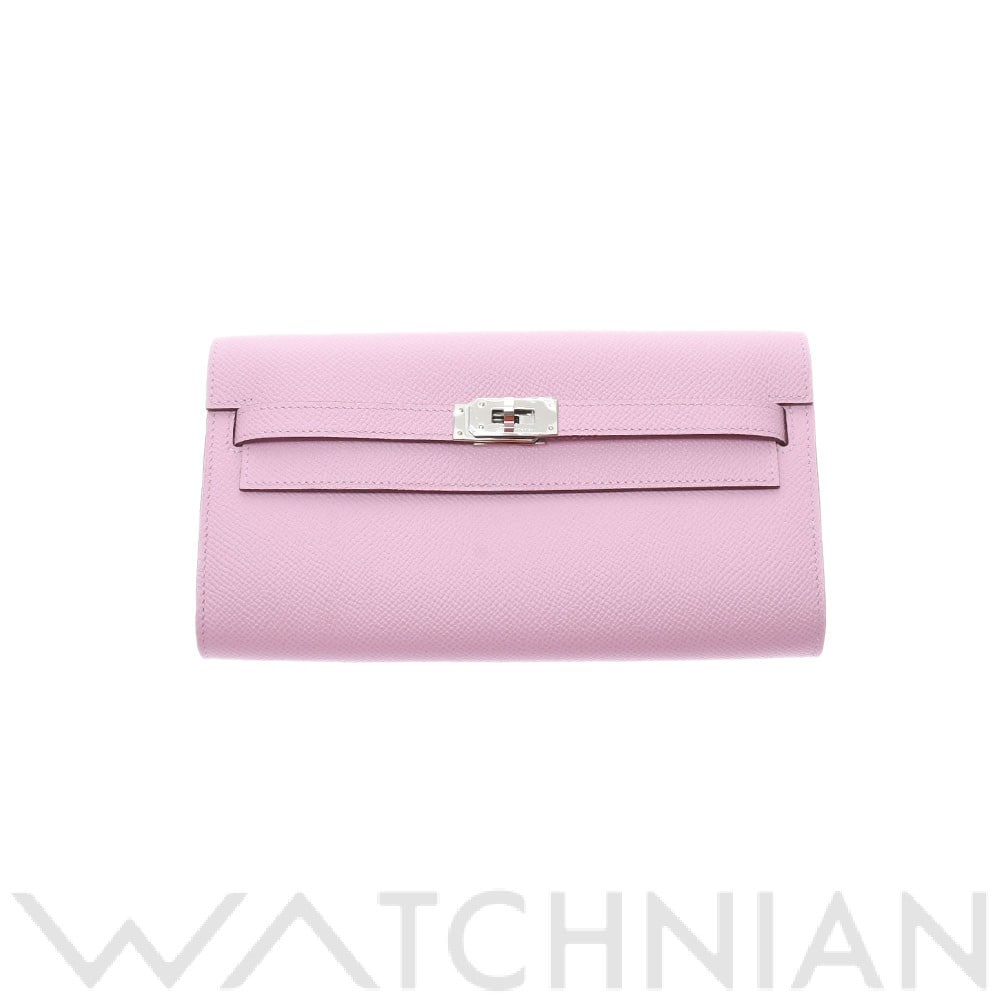 エルメス ケリーウォレット ロング トゥーゴー ショルダーウォレット モーヴシルベストル/パラジウム金具 ヴォーエプソン レディース 財布 【未使用】【purse】