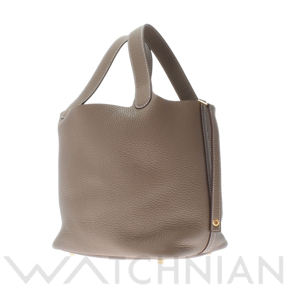 エルメス / HERMES ピコタンロック MM エトゥープ/ゴールド金具 トリヨンクレマンス レディース バッグ 【未使用】【bag】