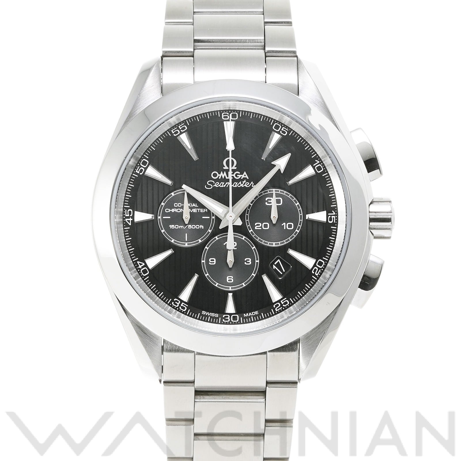 オメガ / OMEGA シーマスター アクアテラ コーアクシャル クロノグラフ 231.10.44.50.01.001 ブラック メンズ 時計 【中古】【wristwatch】