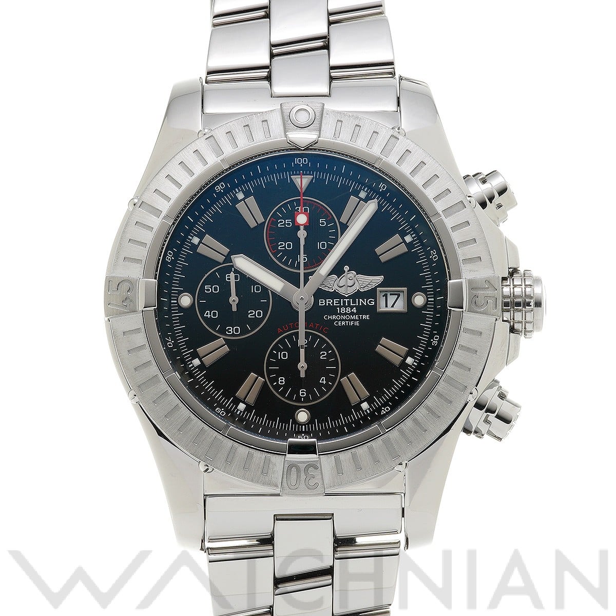 ブライトリング / BREITLING スーパーアベンジャー A337B07PRS ブラック メンズ 時計 【中古】【wristwatch】