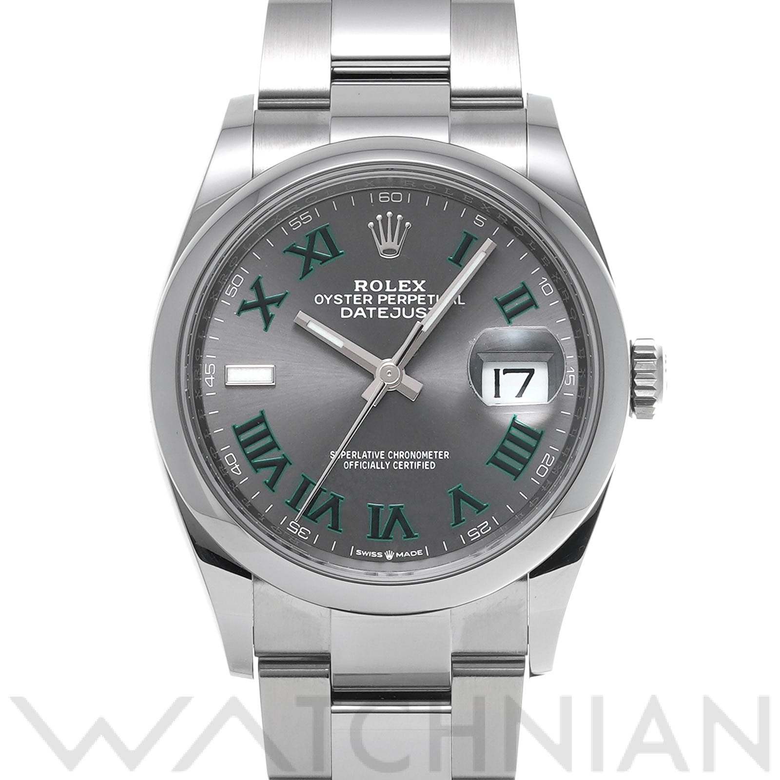 ロレックス デイトジャスト 36 126200 スレート メンズ 時計 【中古】【wristwatch】