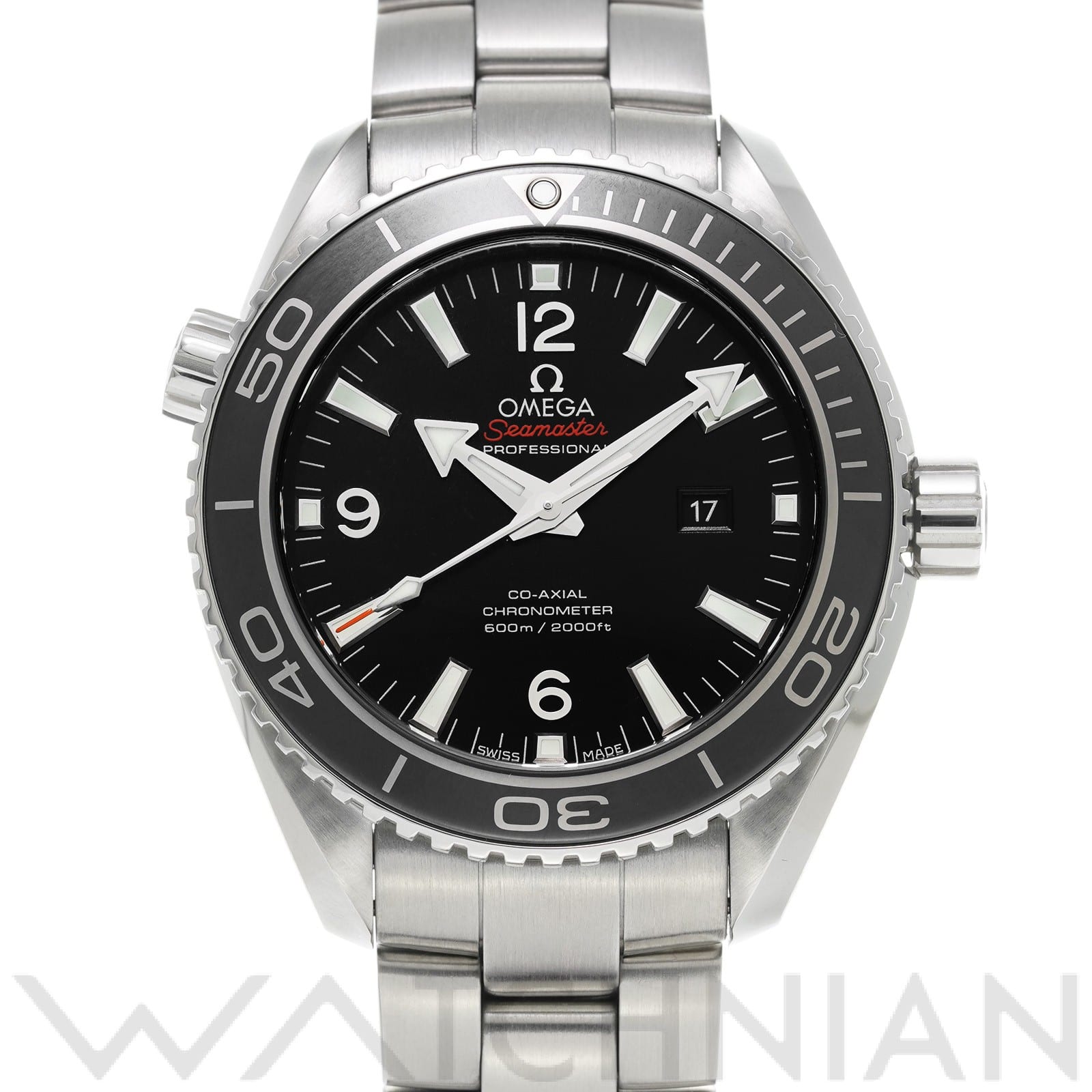 オメガ / OMEGA シーマスター プラネットオーシャン 600 コーアクシャル 232.30.38.20.01.001 ブラック ユニセックス 時計 【中古】【wristwatch】