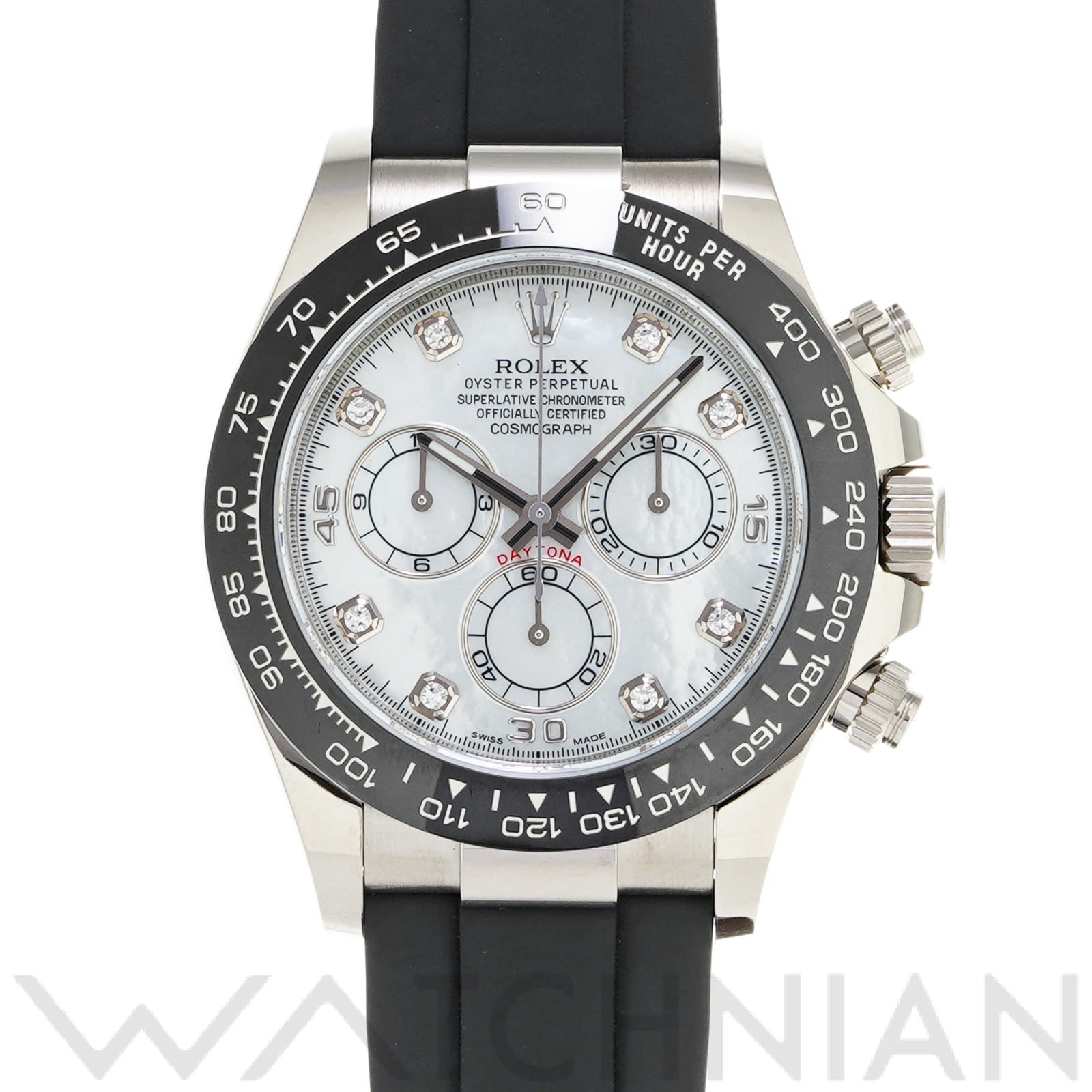 ロレックス コスモグラフ デイトナ 116519LNNG ホワイトシェル/ダイヤモンド メンズ 時計 【中古】【wristwatch】