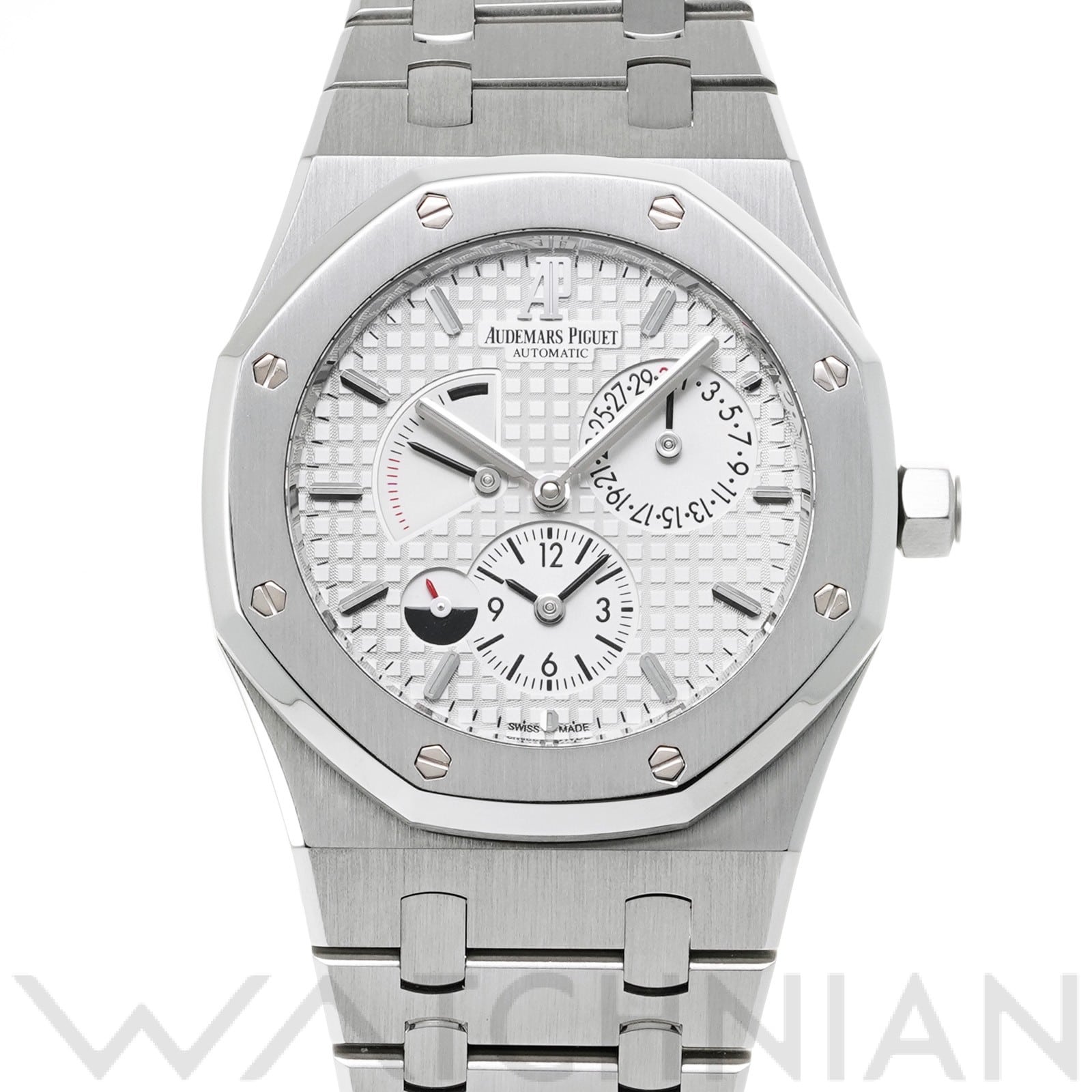 オーデマ ピゲ ロイヤルオーク デュアルタイム 26120ST.OO.1220ST.01 シルバー メンズ 時計 【中古】【wristwatch】