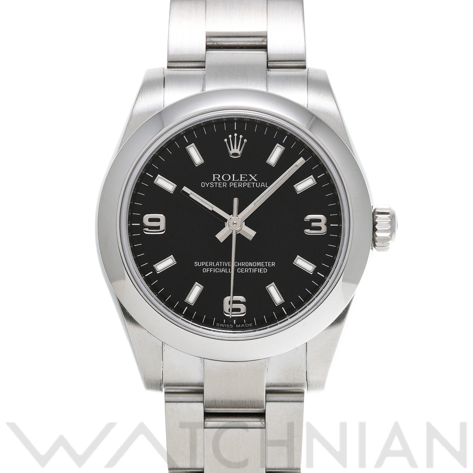 オイスターパーペチュアル 31 177200 ランダムシリアル ブラック ロレックス ROLEX ユニセックス 【中古】