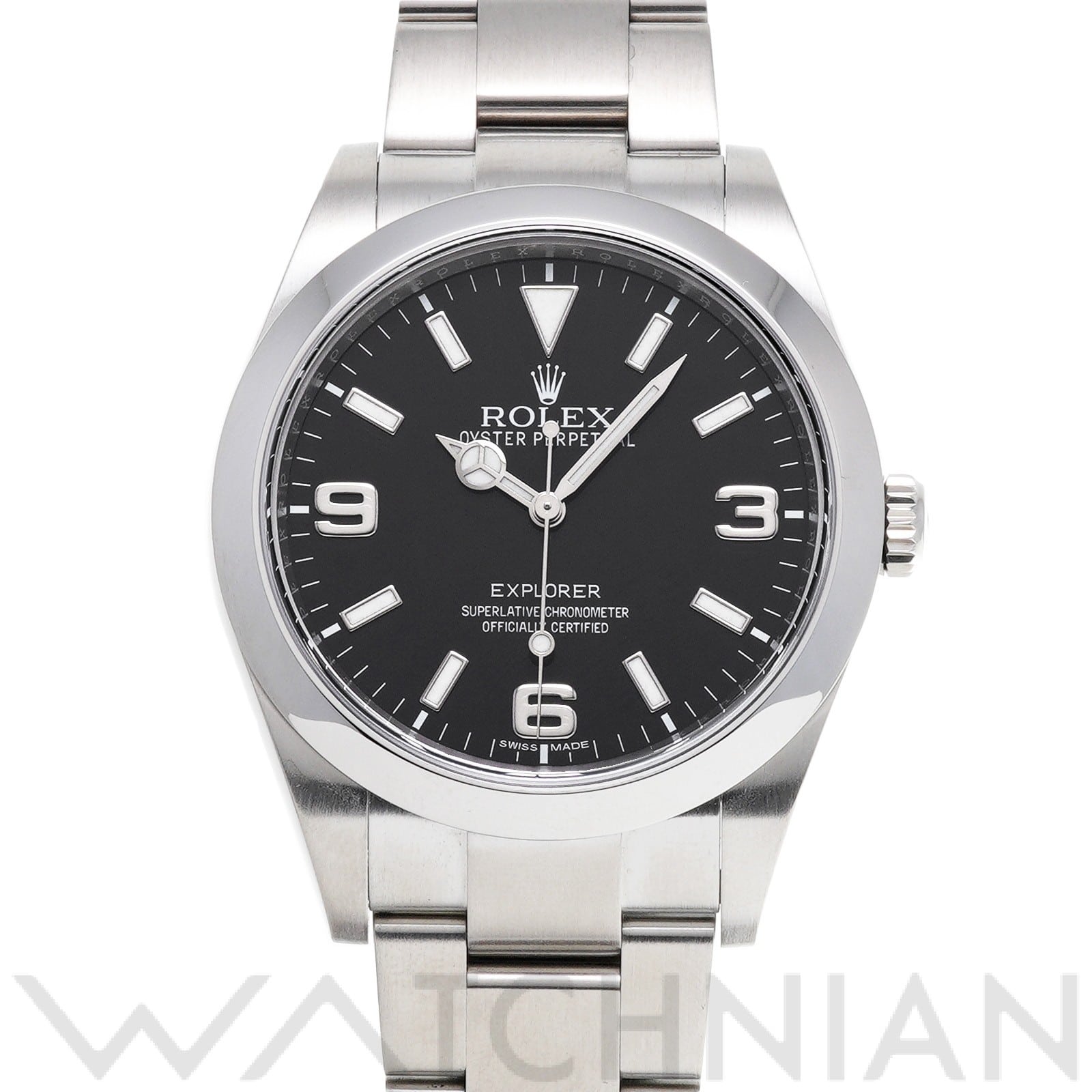 ロレックス エクスプローラー 214270 ブラック メンズ 時計 【中古】【wristwatch】