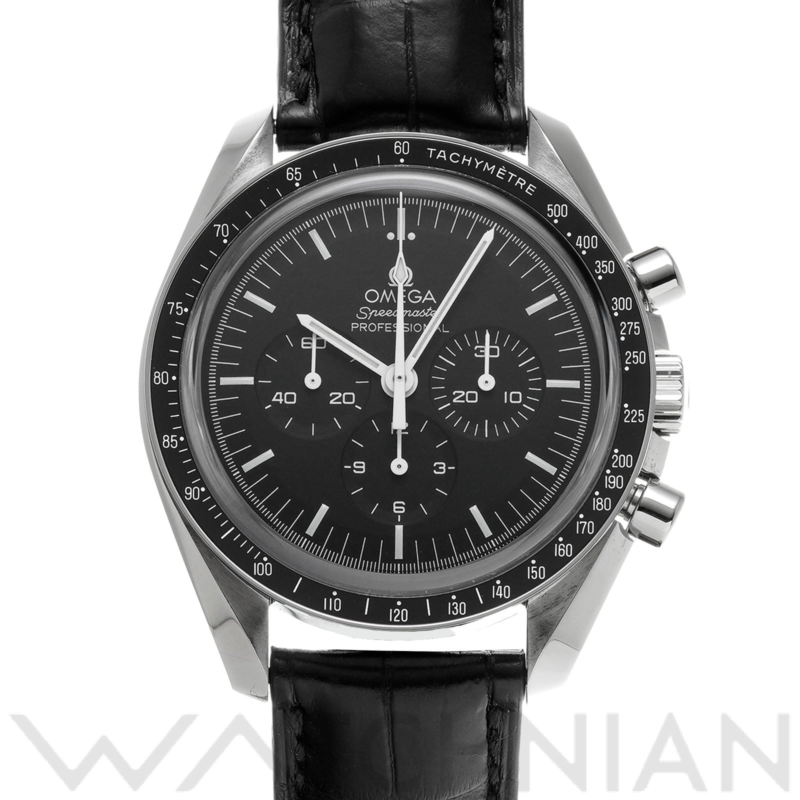 スピードマスター ムーンウォッチ プロフェッショナル 311.33.42.30.01.002 ブラック オメガ OMEGA メンズ 【中古】