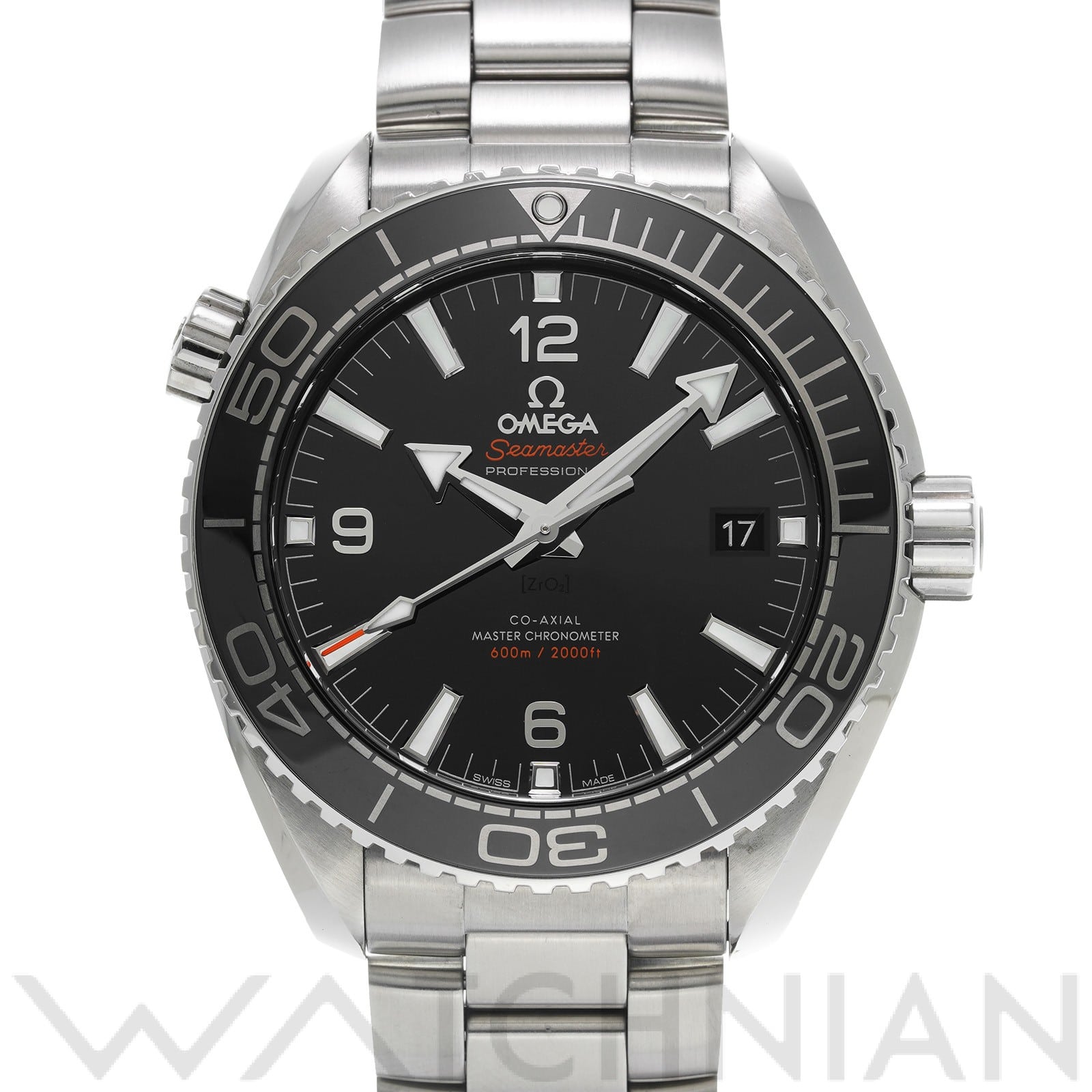 オメガ / OMEGA シーマスター プラネットオーシャン 600 コーアクシャル マスタークロノメーター 215.30.44.21.01.001 ブラック メンズ 時計 【中古】【wristwatch】