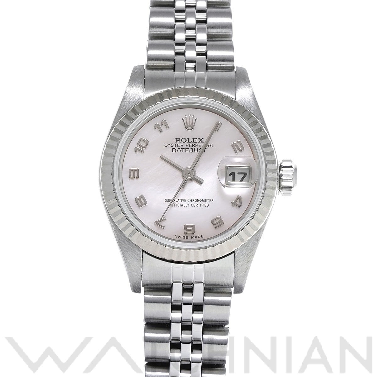 ロレックス デイトジャスト 26 79174NA ホワイトシェル レディース 時計 【中古】【wristwatch】