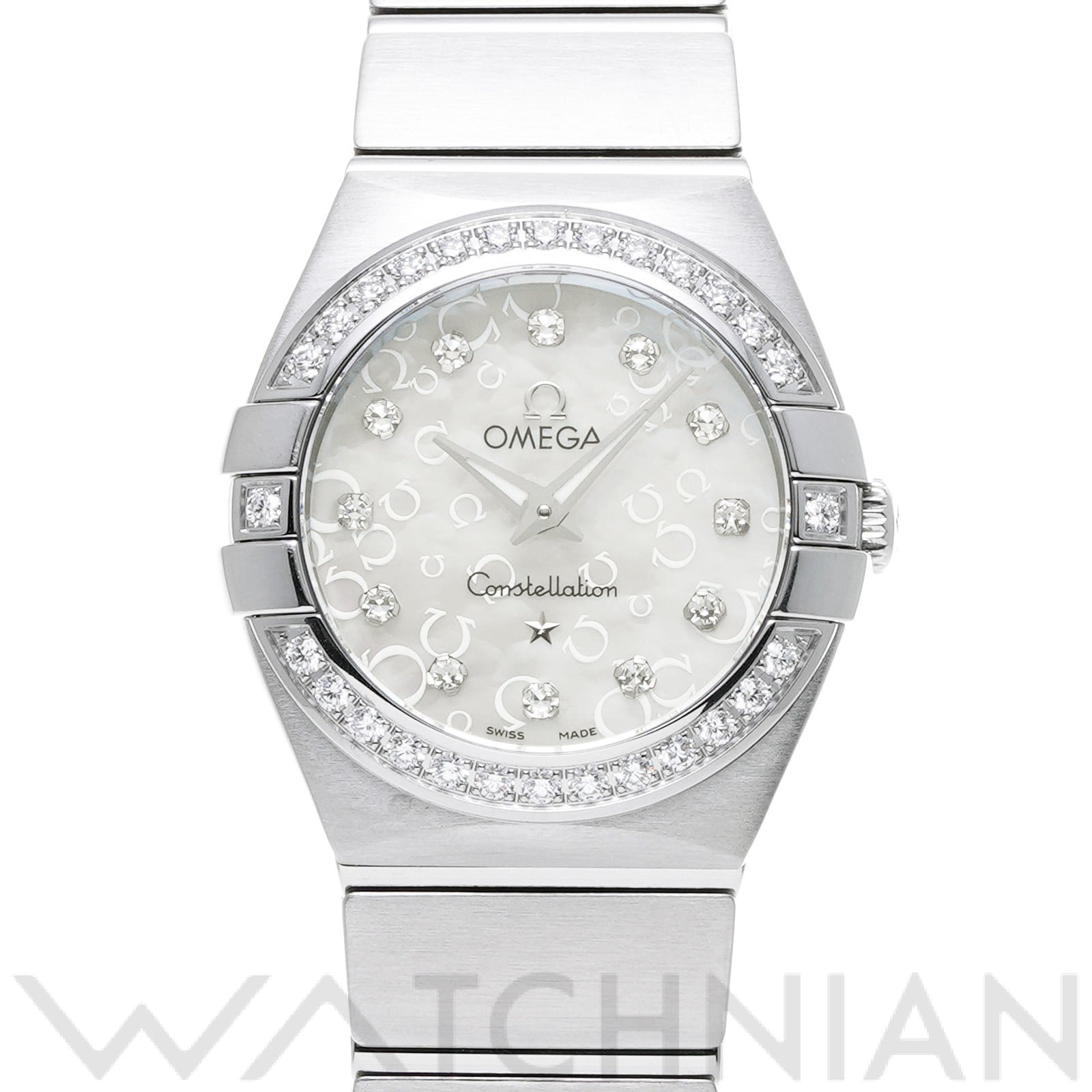 オメガ / OMEGA コンステレーション クォーツ 123.15.24.60.55.005 ホワイトシェル/ダイヤモンド レディース 時計 【中古】【wristwatch】