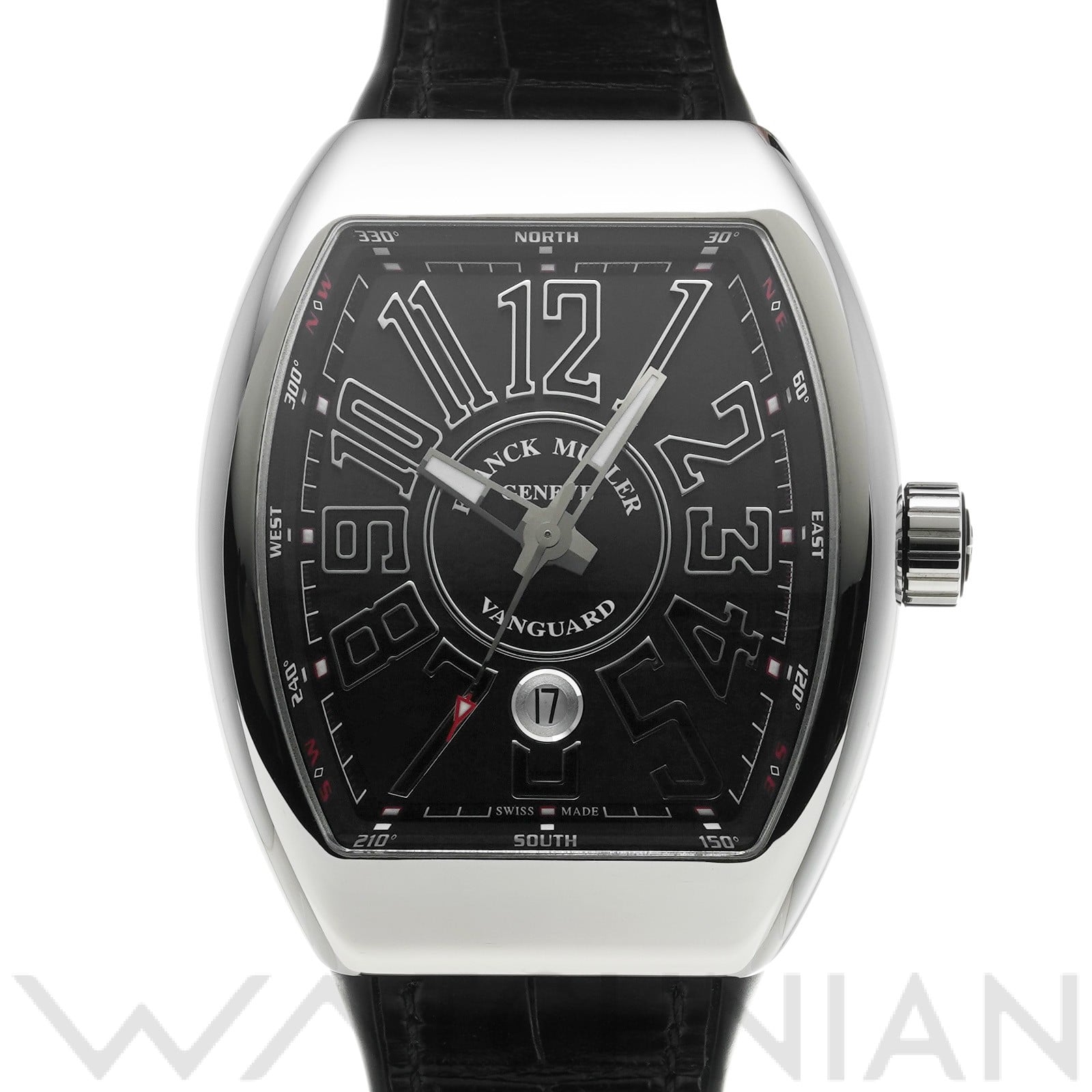 ヴァンガード V45SCDT ブラック フランクミュラー FRANCK MULLER メンズ 【中古】