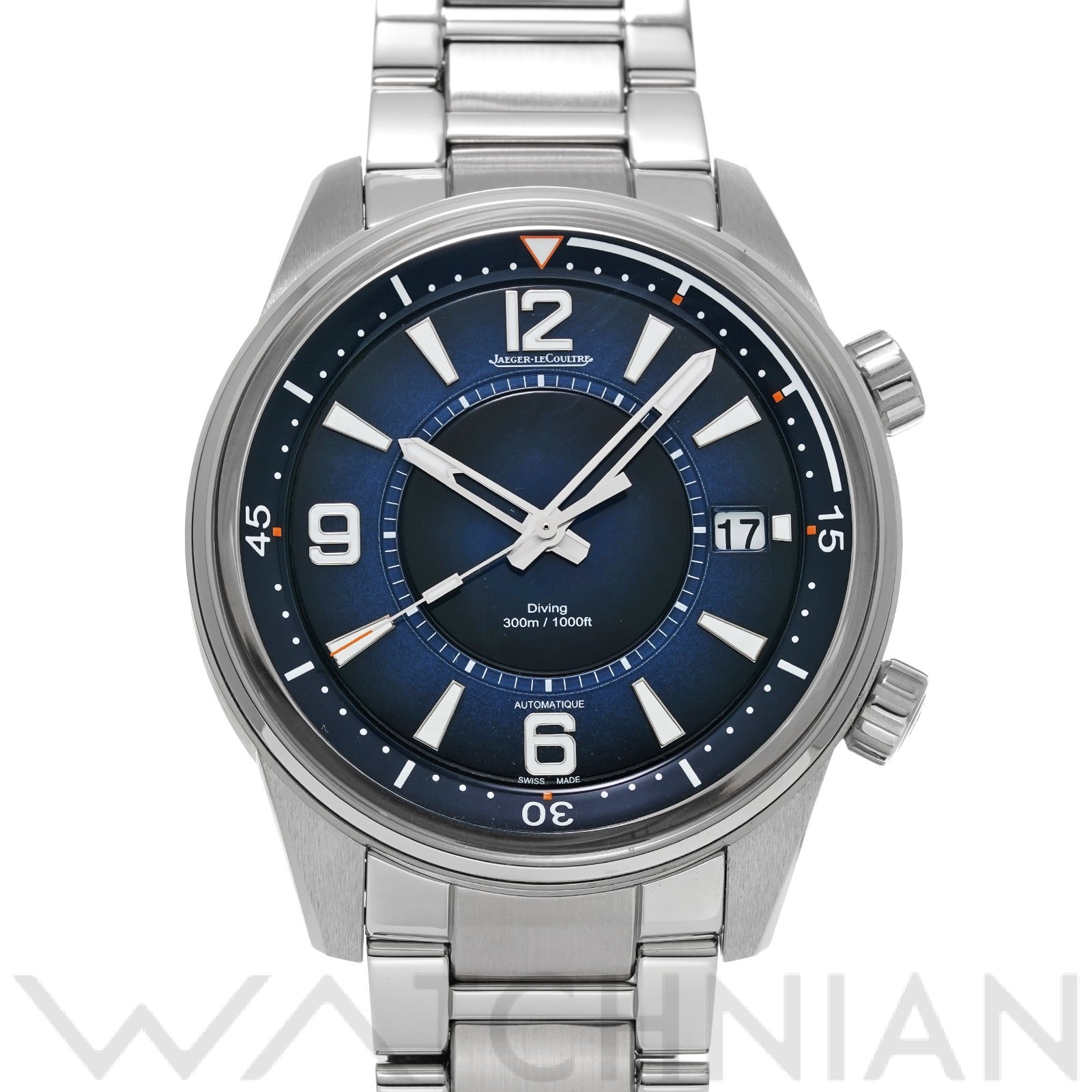 ジャガー ルクルト / Jaeger-LeCoultre ポラリス マリナー デイト Q9068180 ブルー メンズ 時計 【中古】【wristwatch】