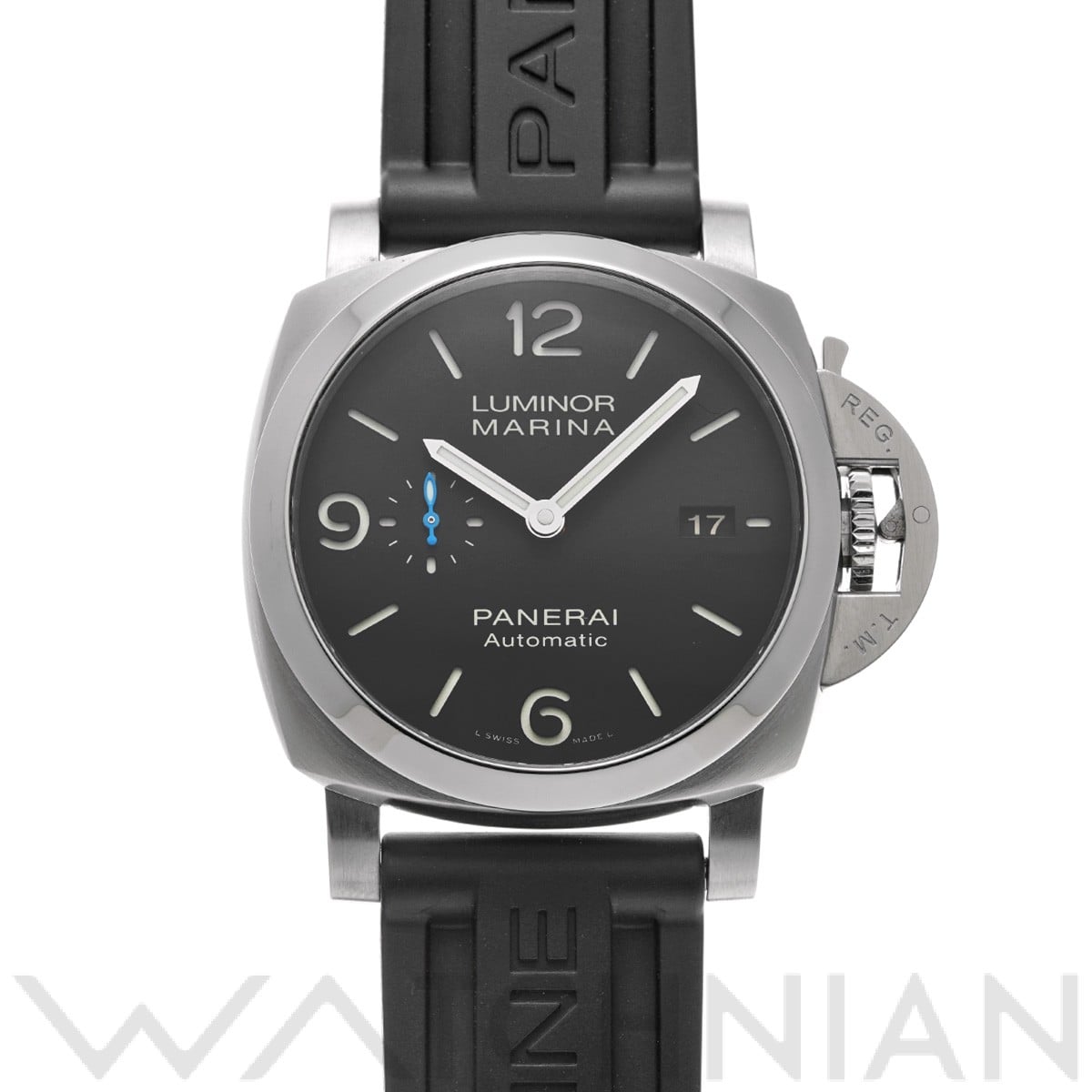 ルミノールマリーナ 1950 3デイズ アッチャイオ PAM01312 W番(2020年製造) ブラック パネライ OFFICINE PANERAI メンズ 【中古】
