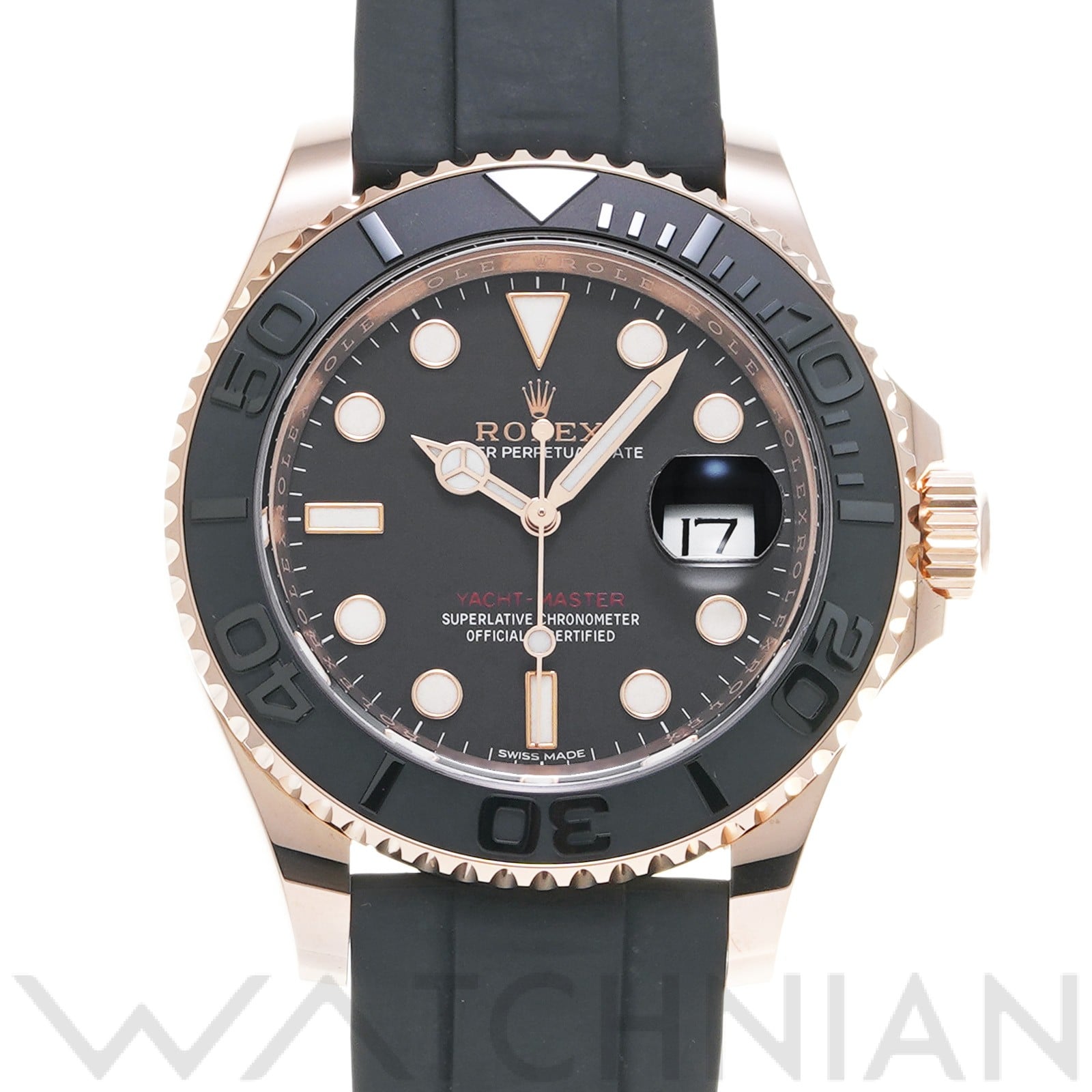 ヨットマスター 40 116655 ランダムシリアル ブラック ロレックス ROLEX メンズ 【中古】