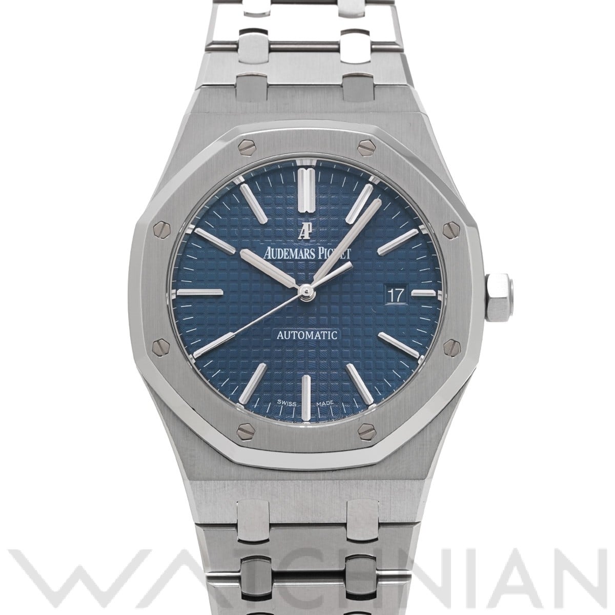 オーデマ ピゲ ロイヤルオーク 15400ST.OO.1220ST.03 ブルー メンズ 時計 【中古】【wristwatch】