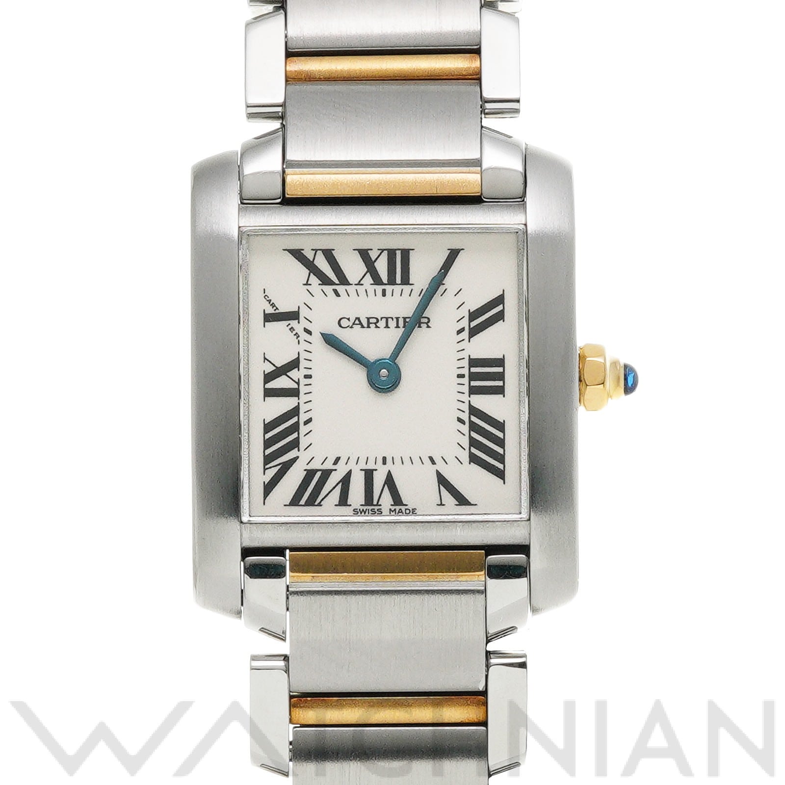 カルティエ / CARTIER タンク フランセーズ SM W51007Q4 シルバー レディース 時計 【中古】【wristwatch】