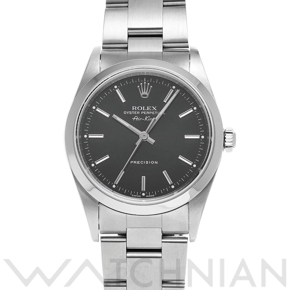 ロレックス エアキング 14000M ブラック メンズ 時計 【中古】【wristwatch】