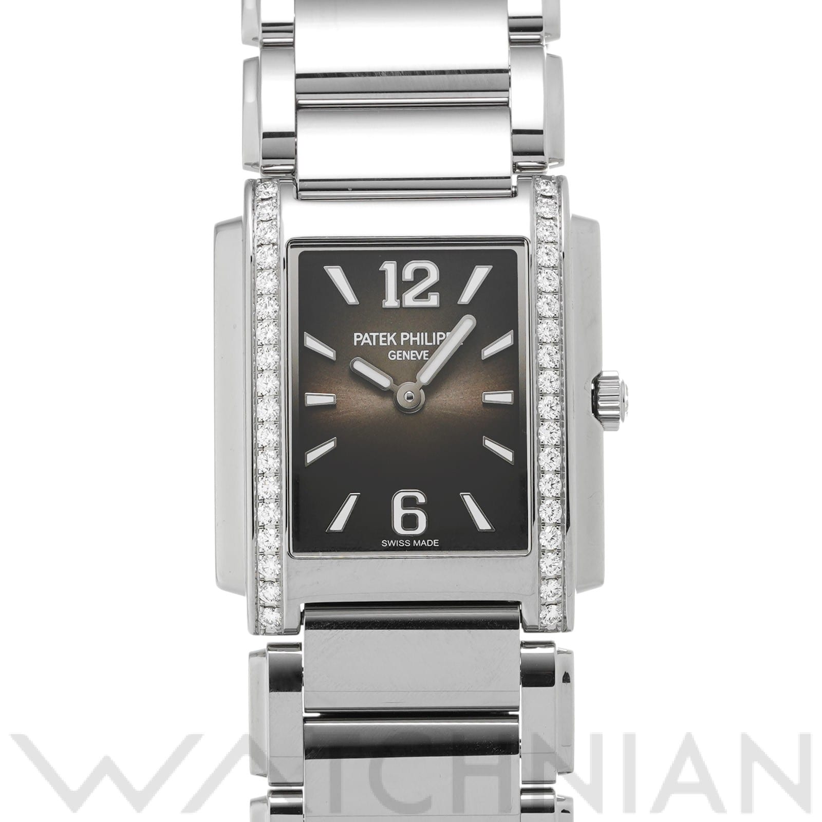 パテック フィリップ / PATEK PHILIPPE トゥエンティ-4 4910/1200A-010 グレー・ソレイユ ブラック・グラデーション/ダイヤモンド メンズ 時計 【中古】【wristwatch】