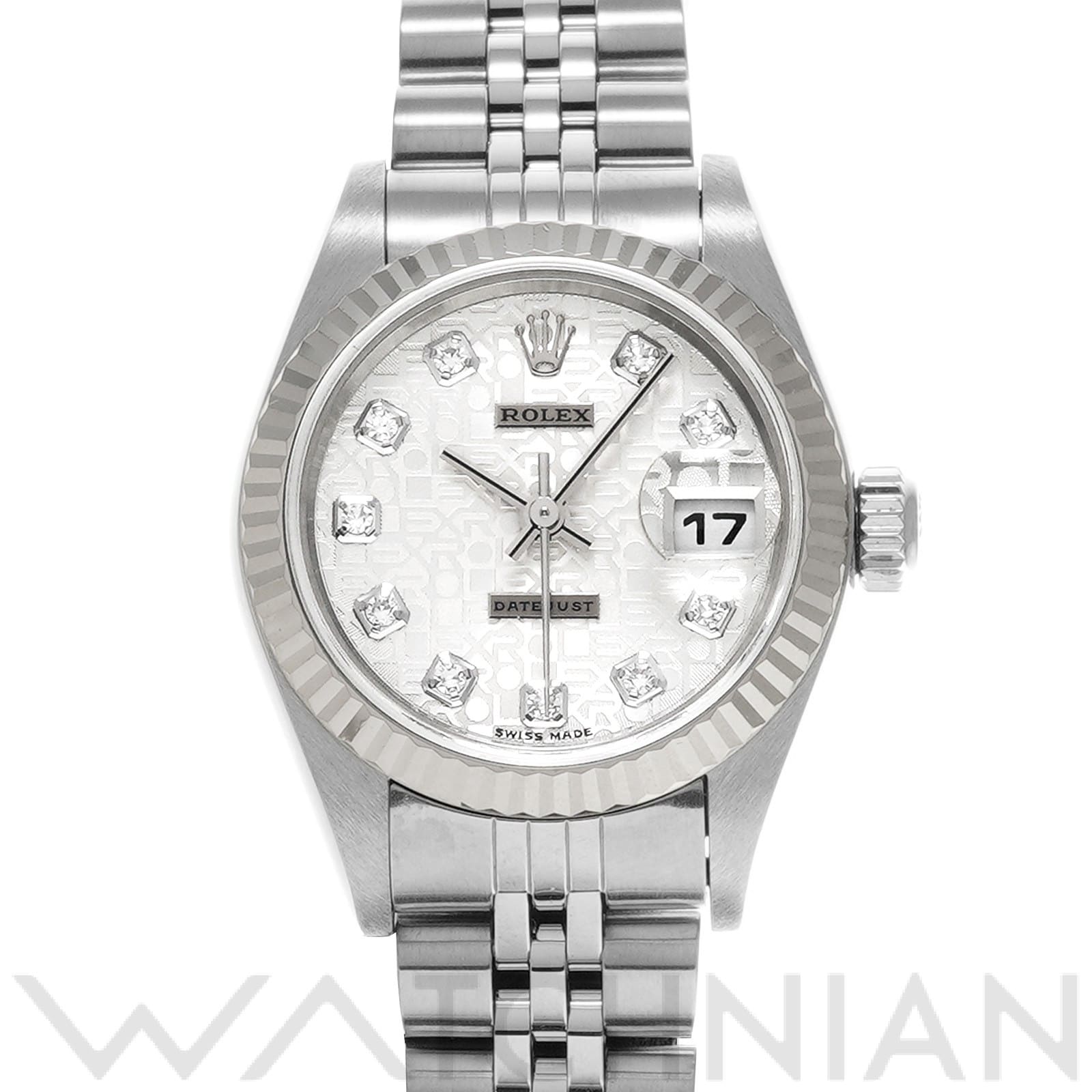 ロレックス デイトジャスト 79174G シルバーコンピュータ/ダイヤモンド レディース 時計 【中古】【wristwatch】