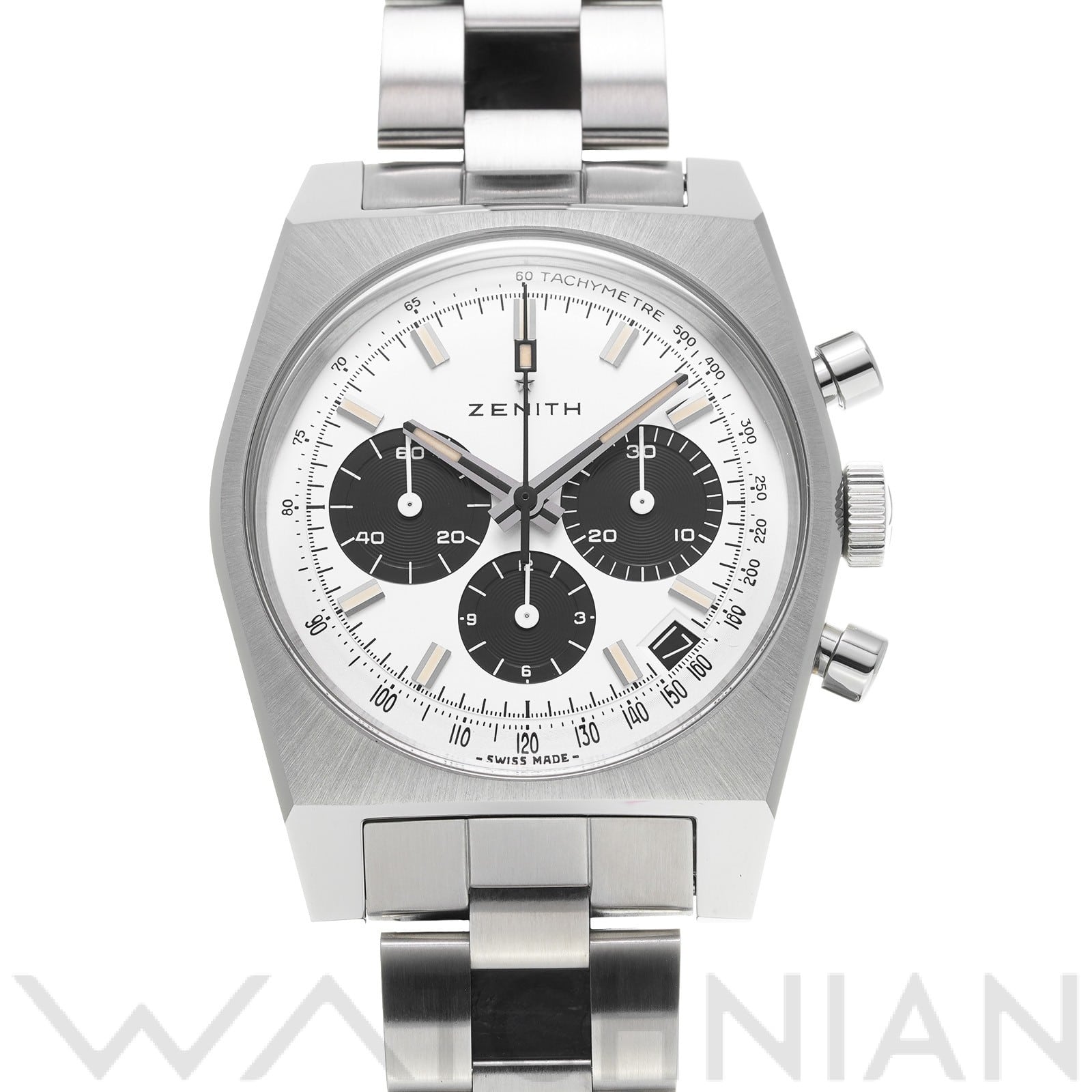 ゼニス / ZENITH クロノマスター A384 リバイバル ルパン三世 セカンドエディション 03.L384-2.400/07.M384 ホワイトラッカー/ブラック メンズ 時計 【中古】【wristwatch】