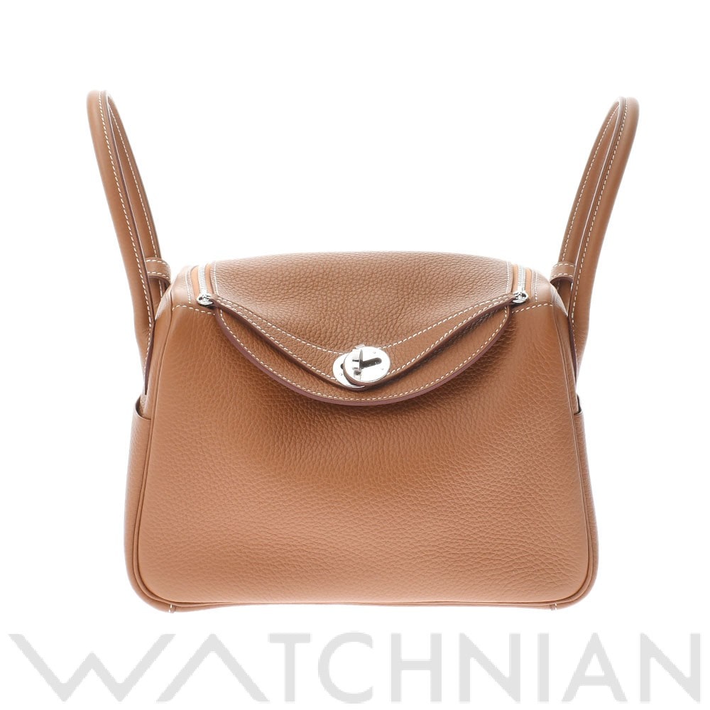 リンディ 26 2WAY ゴールド/パラジウム金具 トリヨンクレマンス HERMES エルメス レディース 【新品】