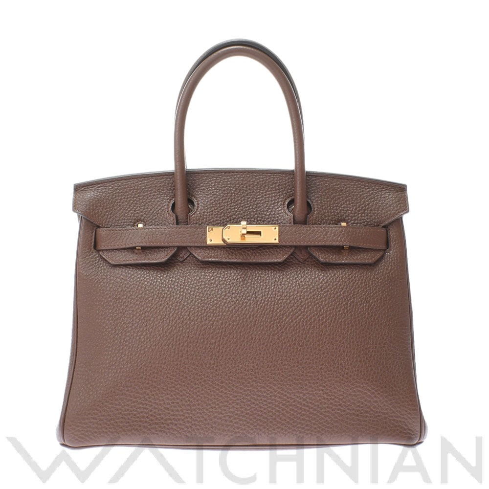 バーキン30 ブリュレ/ゴールド金具 トリヨンクレマンス HERMES エルメス レディース 【中古】