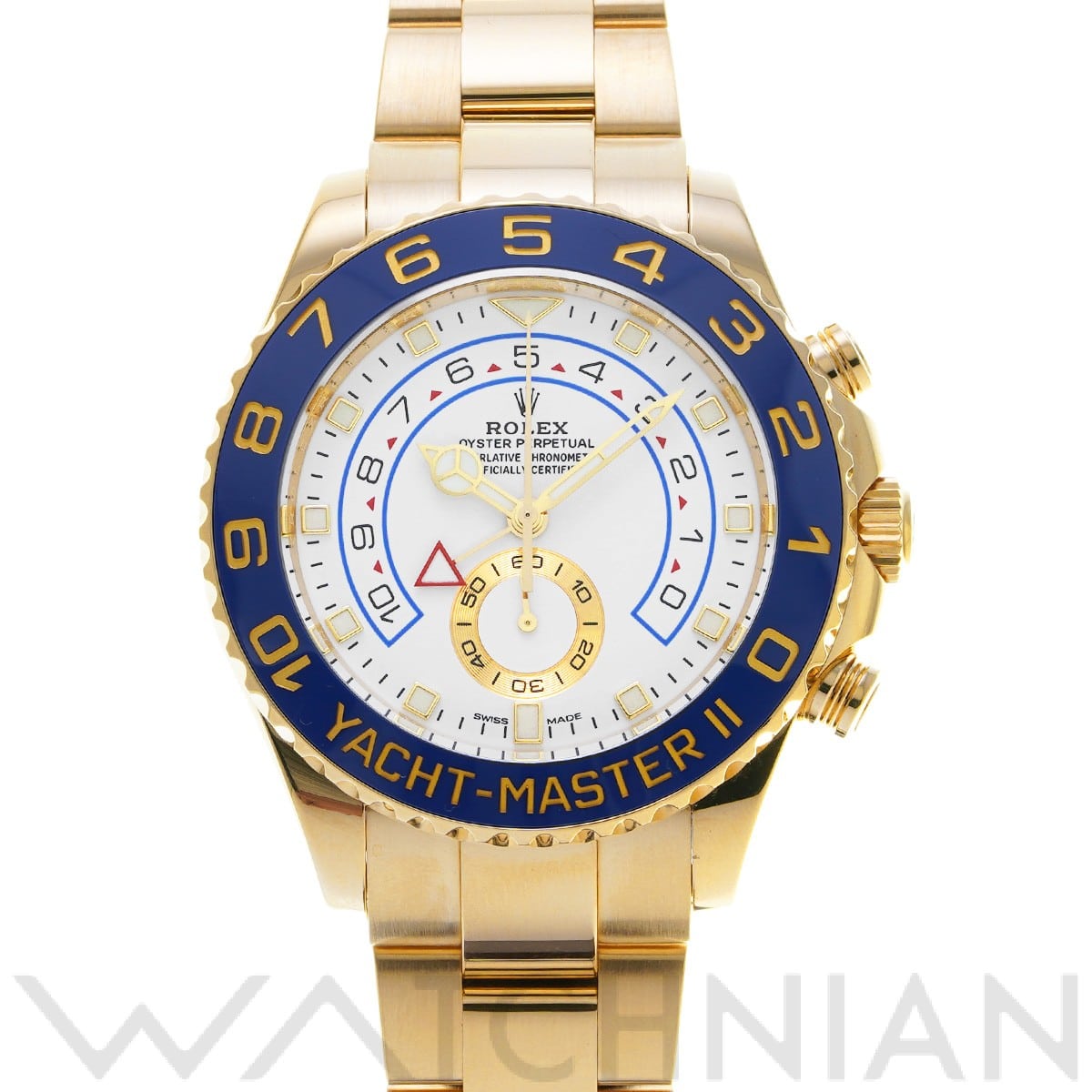 ヨットマスターII 116688 ランダムシリアル ホワイト ロレックス ROLEX メンズ 【中古】