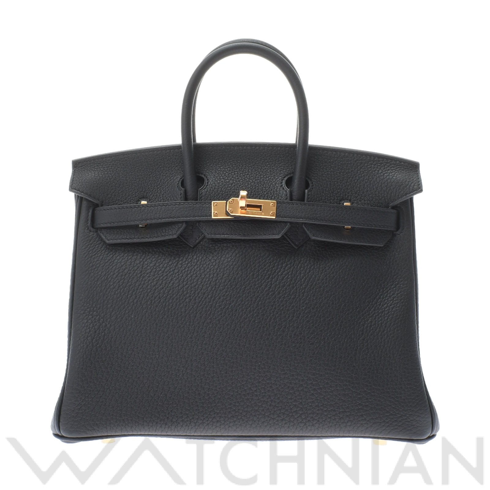 バーキン 25 ブラック/ゴールド金具 トゴ HERMES エルメス レディース 【新品】