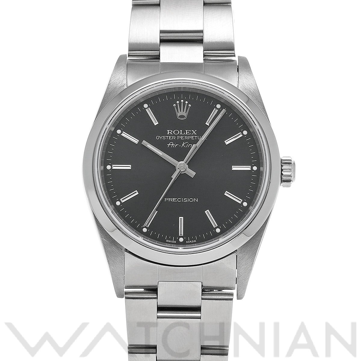 ロレックス エアキング 14000M ブラック メンズ 時計 【中古】【wristwatch】