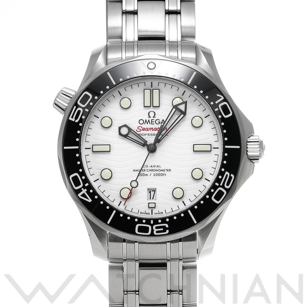 オメガ / OMEGA シーマスター ダイバー300 コーアクシャル マスタークロノメーター 210.30.42.20.04.001 ホワイト メンズ 時計 【中古】【wristwatch】