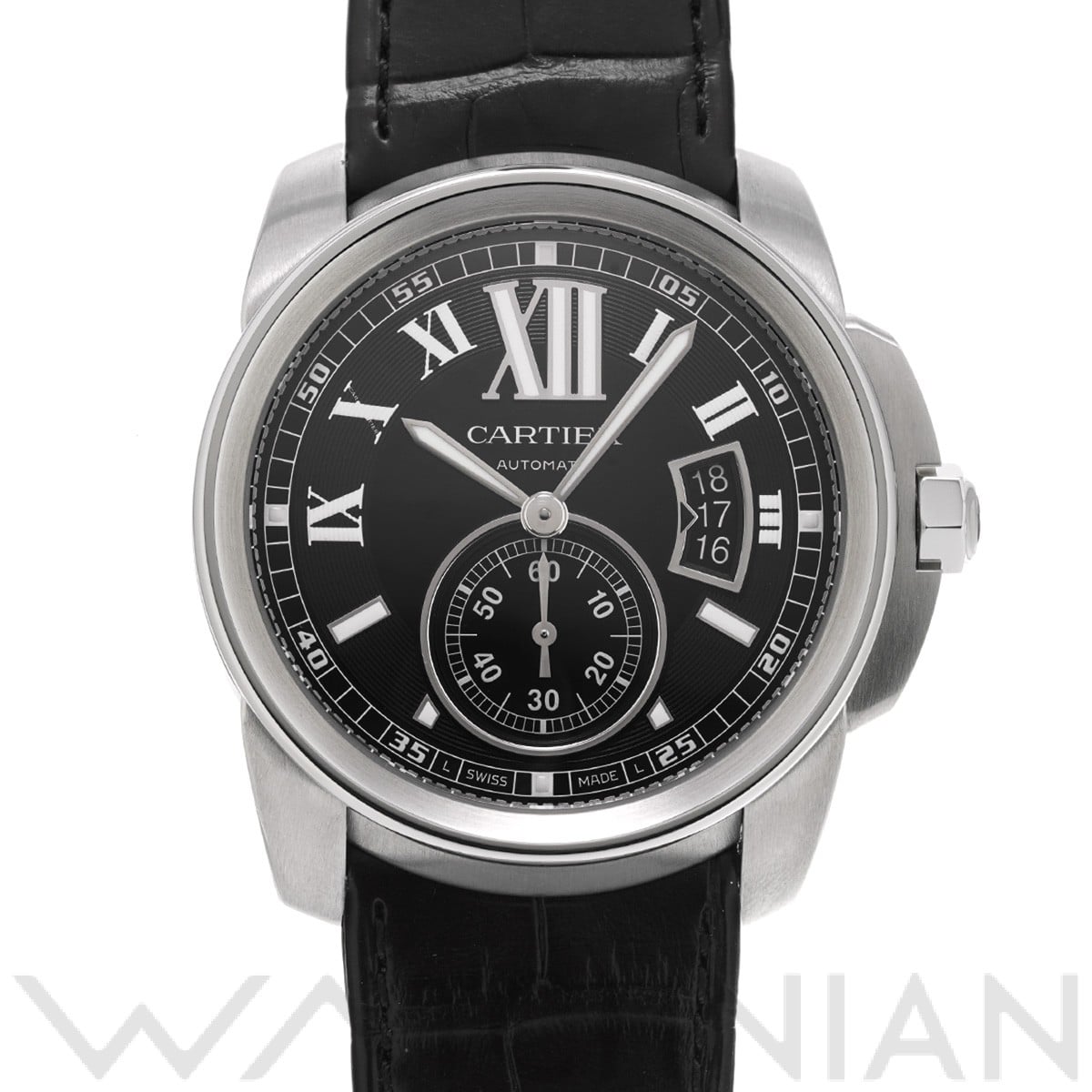 カリブル ドゥ カルティエ W7100041 ブラック カルティエ CARTIER メンズ 【中古】