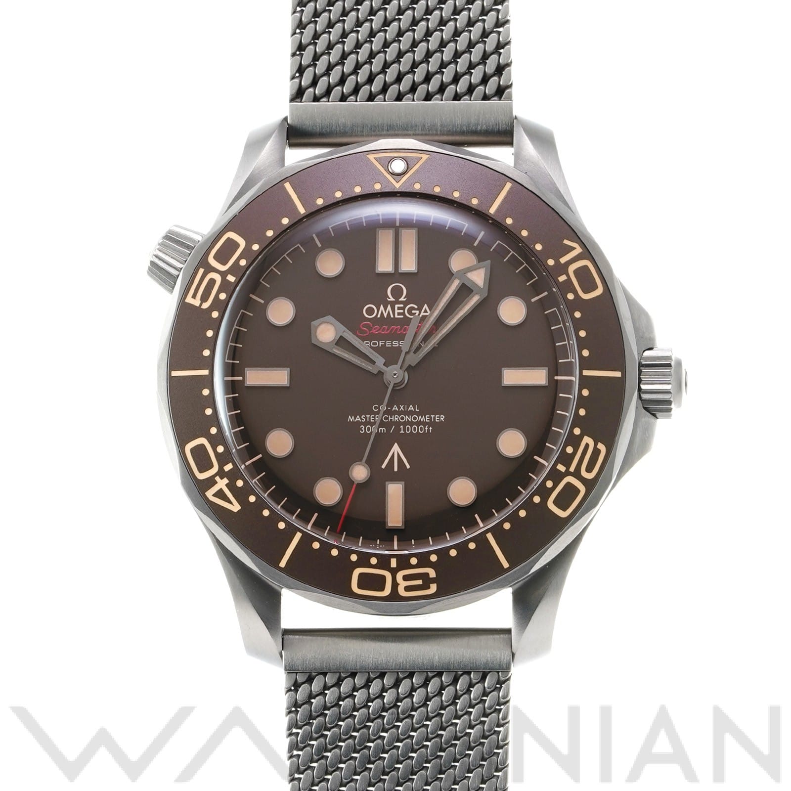 オメガ / OMEGA シーマスター ダイバー300 コーアクシャル マスタークロノメーター 007 210.90.42.20.01.001 ブラウン メンズ 時計 【中古】【wristwatch】