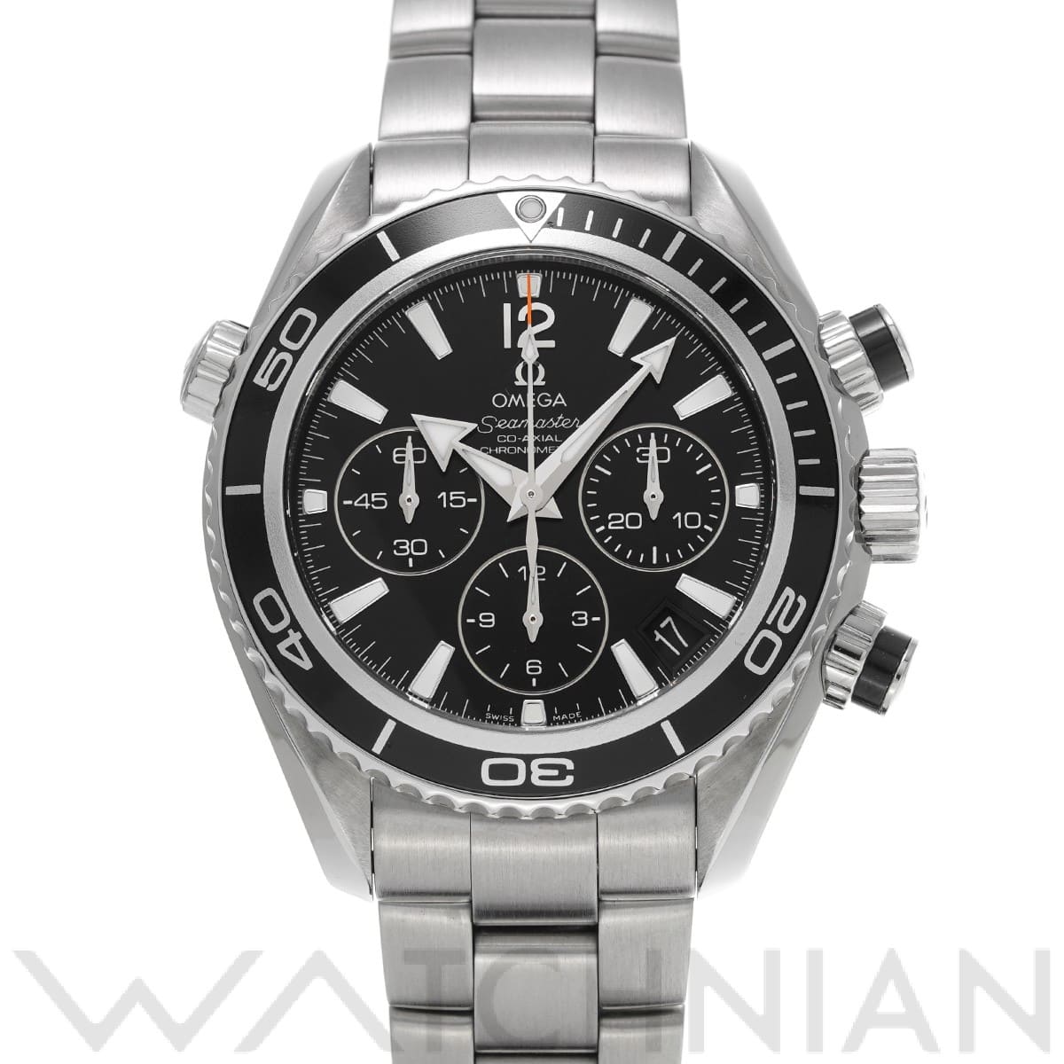 オメガ / OMEGA シーマスター プラネットオーシャン コーアクシャル 222.30.38.50.01.001 ブラック メンズ 時計 【中古】【wristwatch】