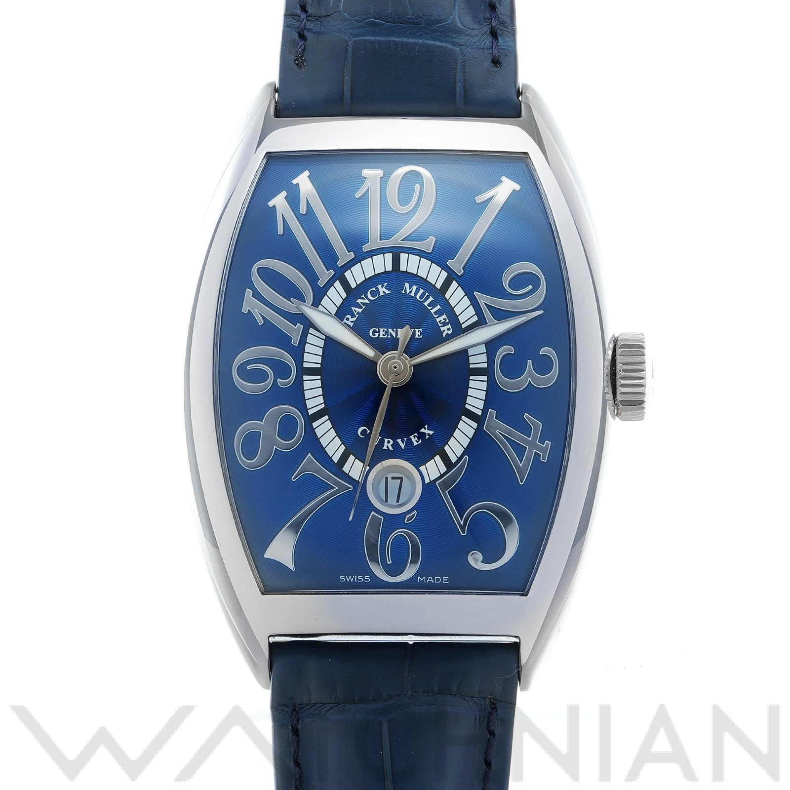 トノウカーベックス レリーフ 8880SCDT REL ブルー フランクミュラー FRANCK MULLER メンズ 【中古】