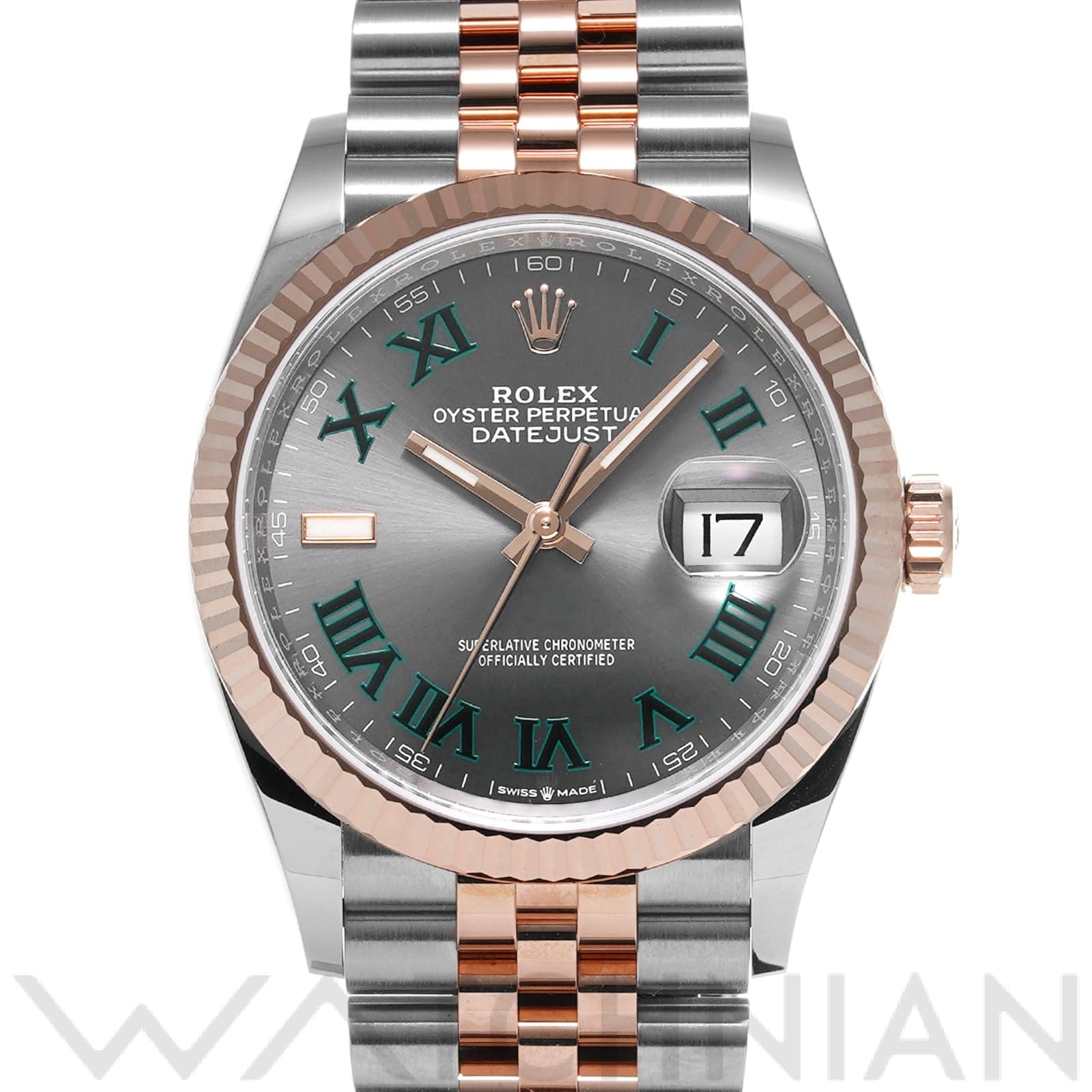 ロレックス デイトジャスト 36 126231 スレート メンズ 時計 【中古】【wristwatch】