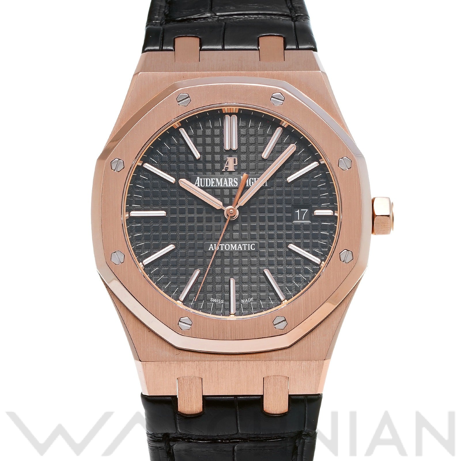 オーデマ ピゲ ロイヤルオーク 15400OR.OO.D002CR.01 ブラック メンズ 時計 【中古】【wristwatch】