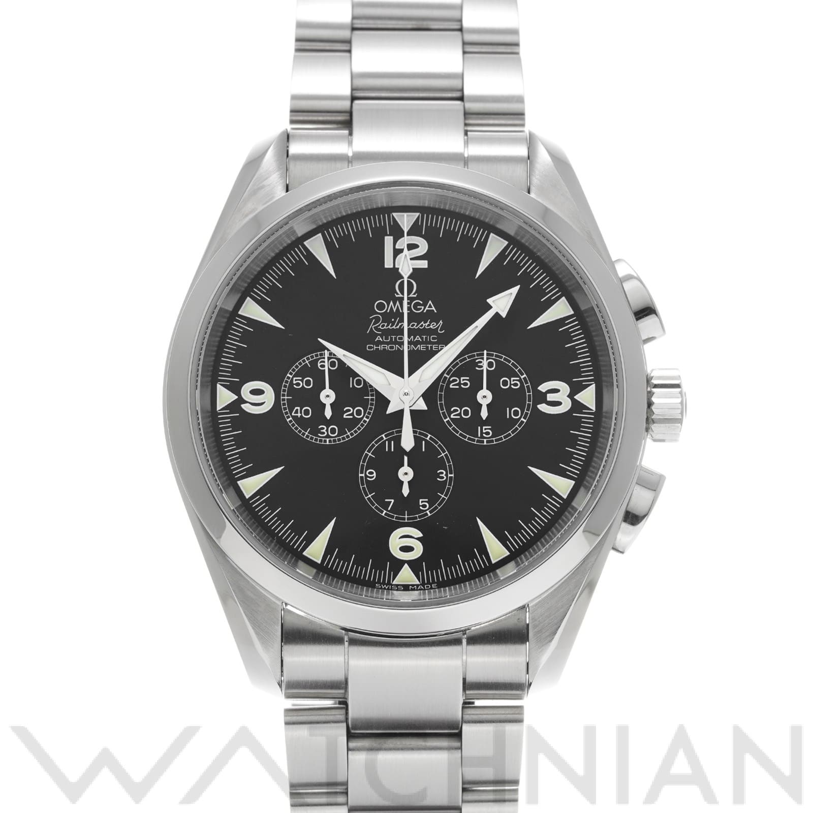 オメガ / OMEGA シーマスター アクアテラ コーアクシャル クロノグラフ 2512.52 ブラック メンズ 時計 【中古】【wristwatch】