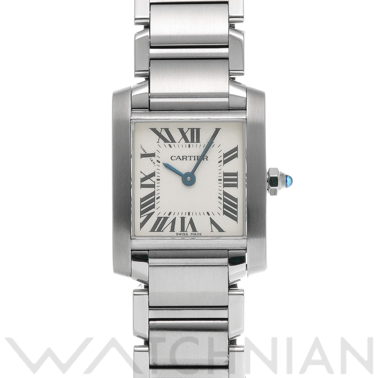 カルティエ / CARTIER タンク フランセーズ SM W51008Q3 シルバー レディース 時計 【中古】【wristwatch】